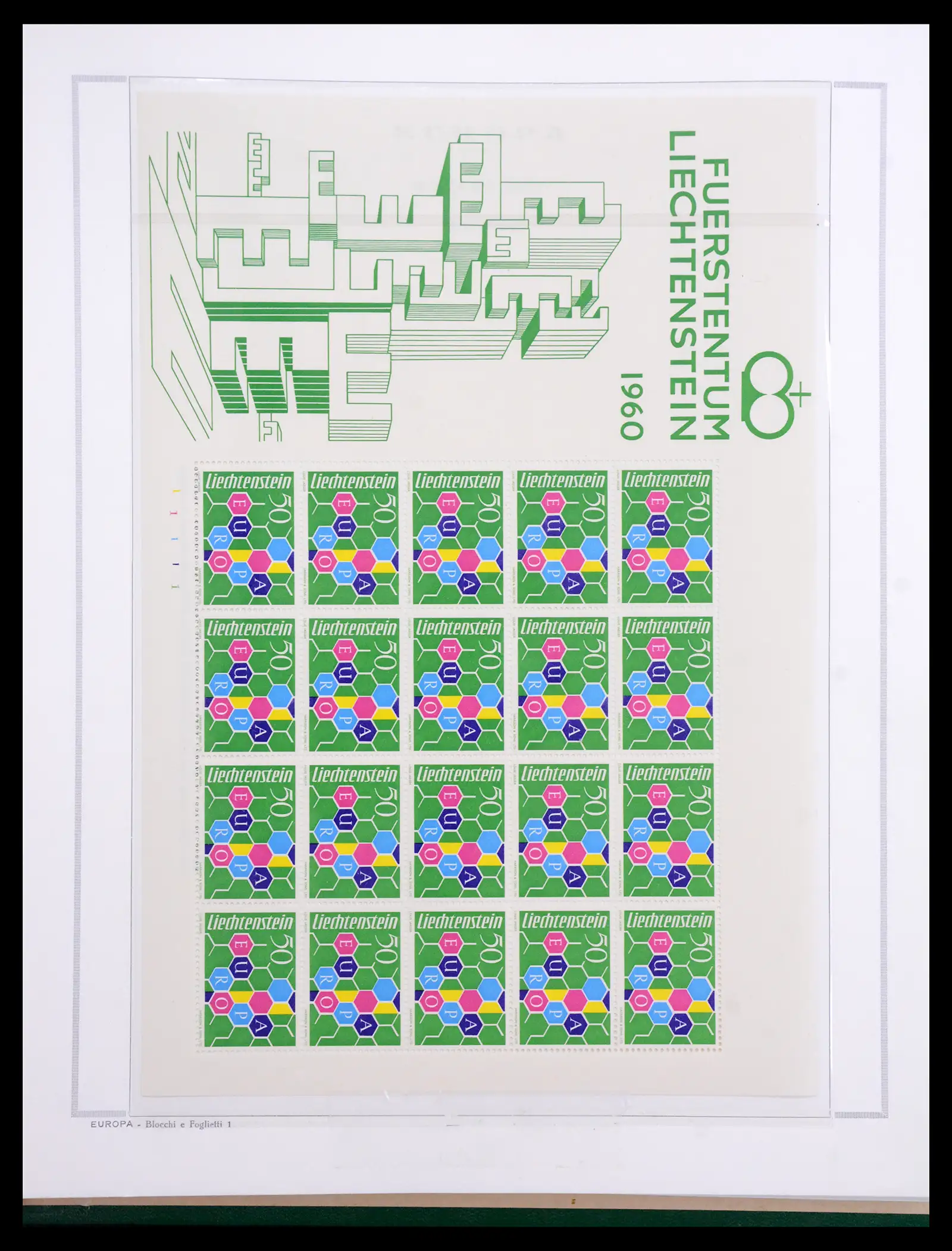 41076 0089 - Postzegelverzameling 41076 Europa Cept 1956-1975.