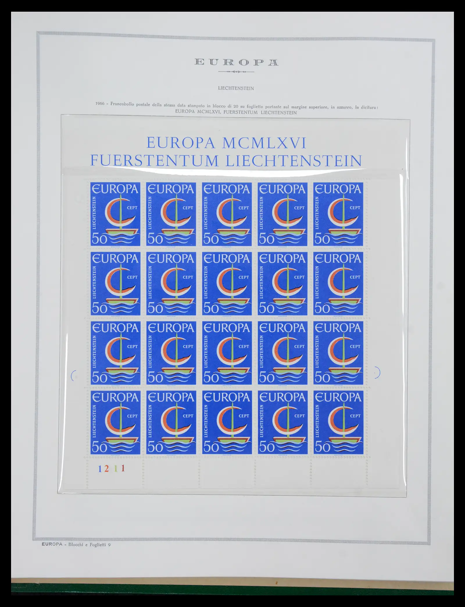 41076 0097 - Postzegelverzameling 41076 Europa Cept 1956-1975.