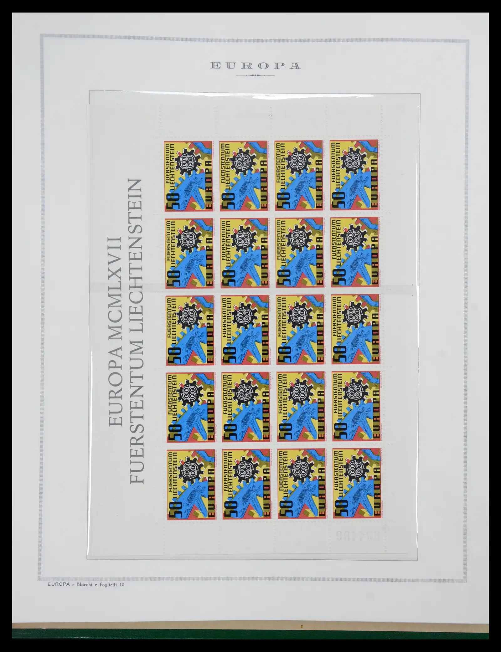 41076 0098 - Postzegelverzameling 41076 Europa Cept 1956-1975.