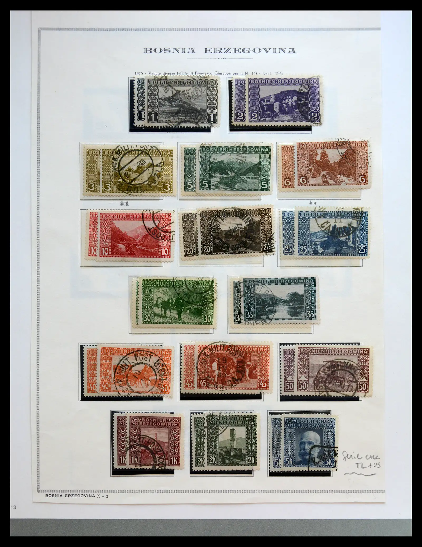 41079 0021 - Postzegelverzameling 41079 Oostenrijkse gebieden/bezetting 1867-1918.