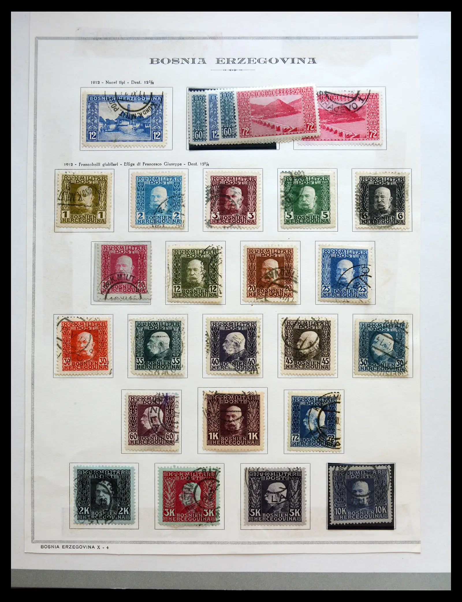 41079 0023 - Postzegelverzameling 41079 Oostenrijkse gebieden/bezetting 1867-1918.