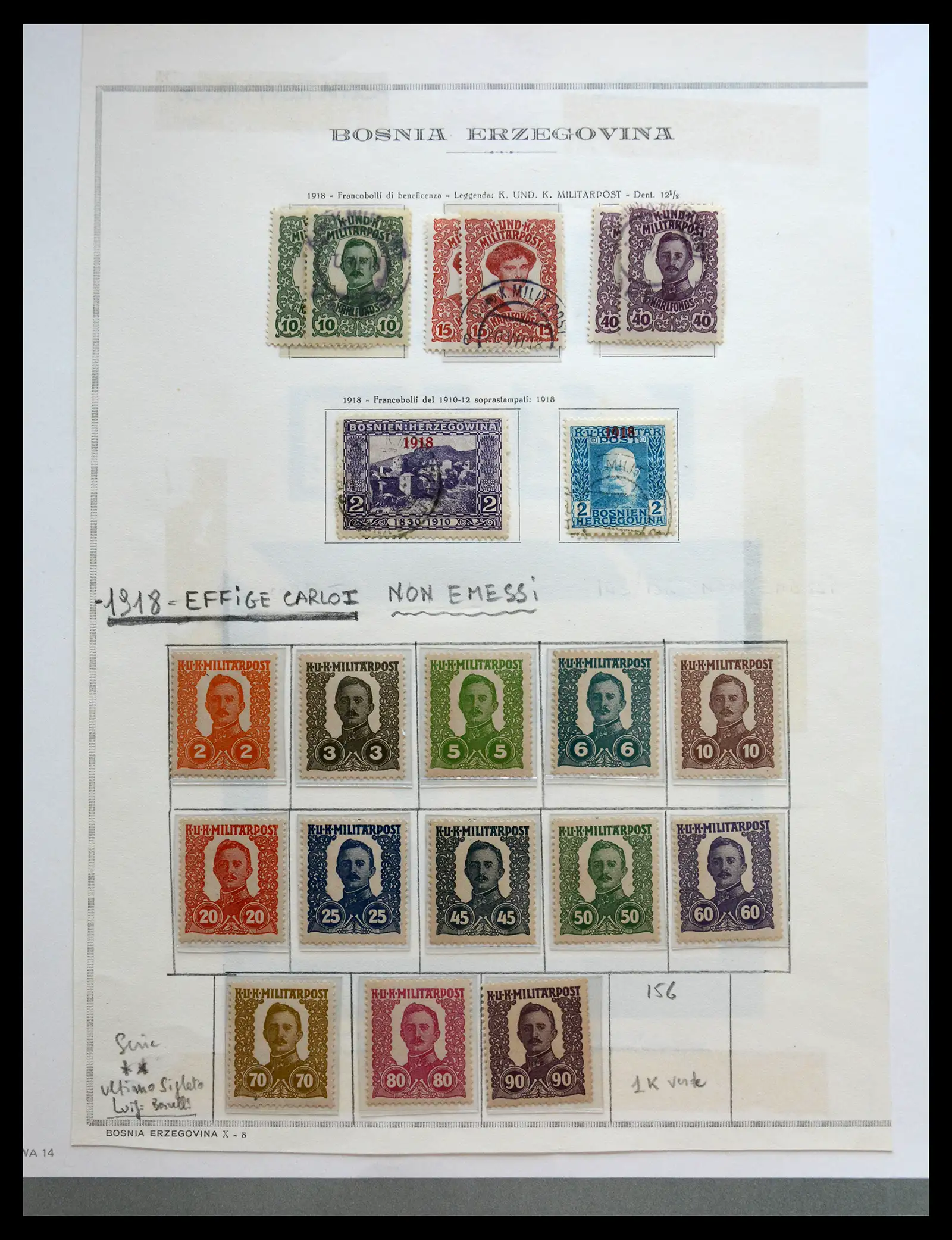 41079 0027 - Postzegelverzameling 41079 Oostenrijkse gebieden/bezetting 1867-1918.