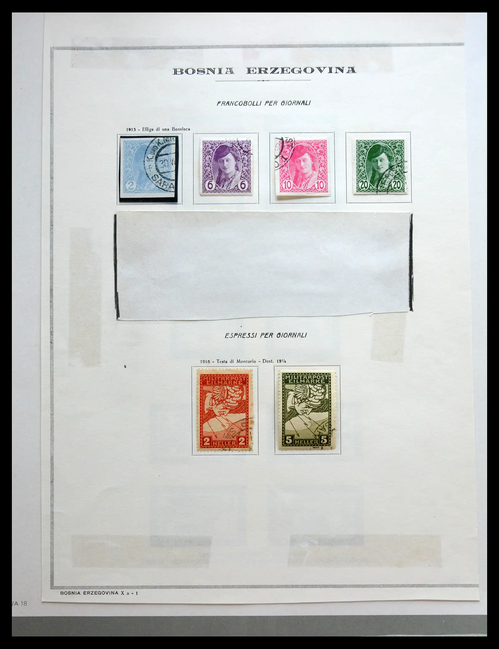 41079 0028 - Postzegelverzameling 41079 Oostenrijkse gebieden/bezetting 1867-1918.