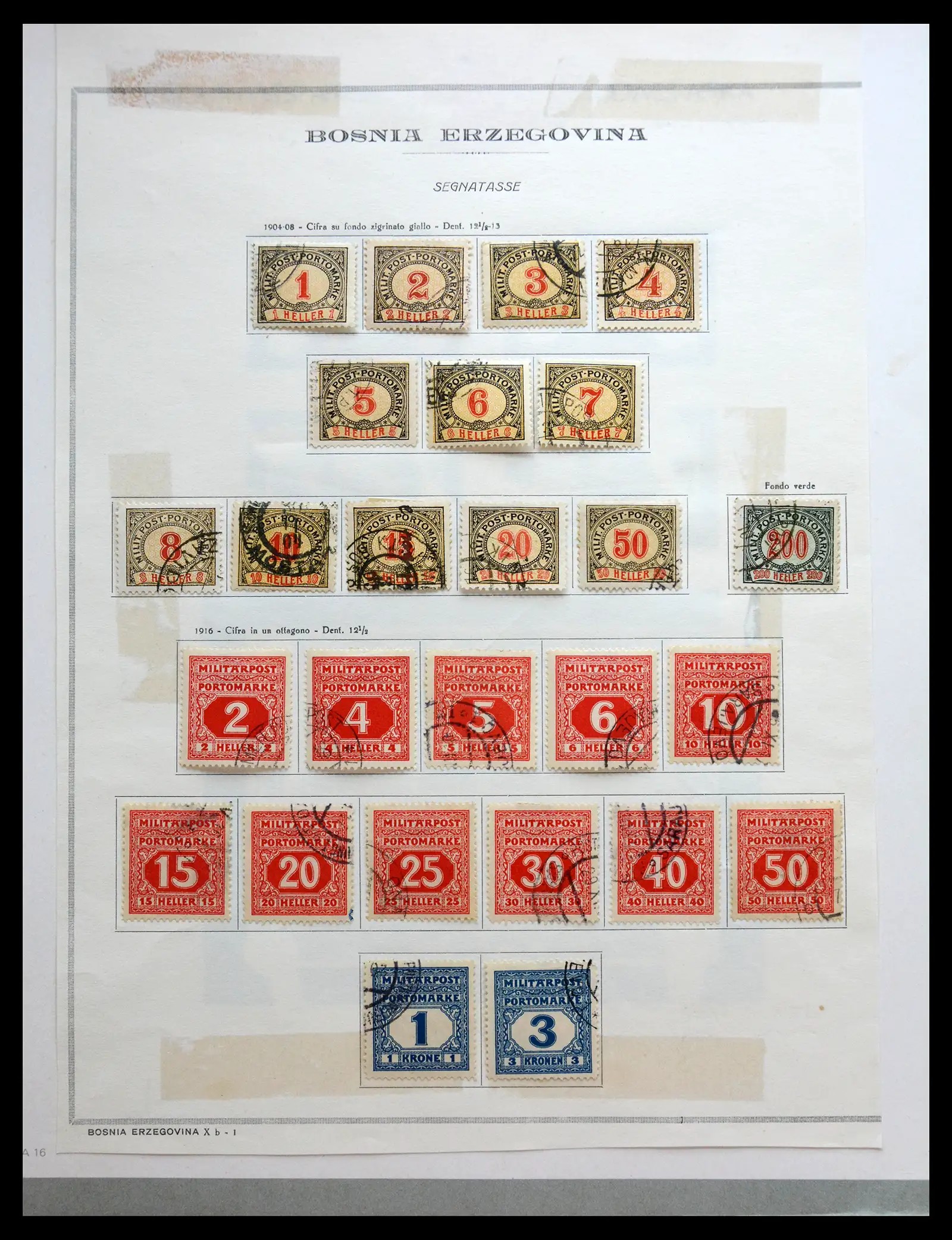 41079 0029 - Postzegelverzameling 41079 Oostenrijkse gebieden/bezetting 1867-1918.