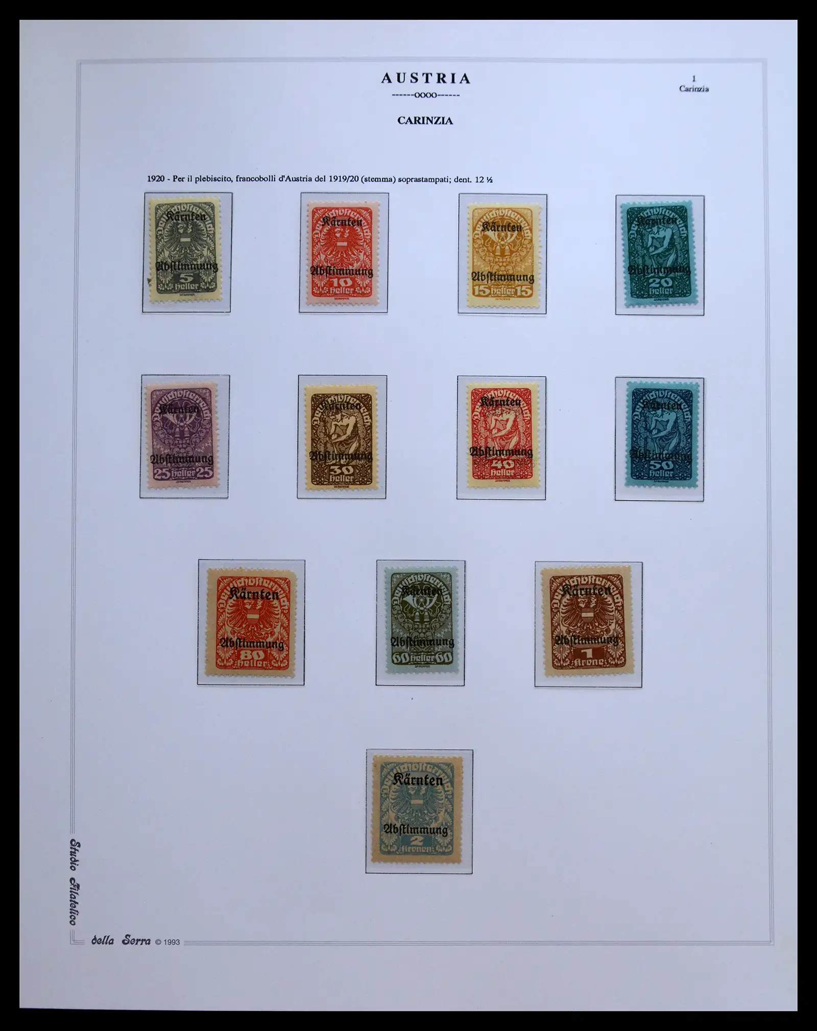 41079 0030 - Postzegelverzameling 41079 Oostenrijkse gebieden/bezetting 1867-1918.