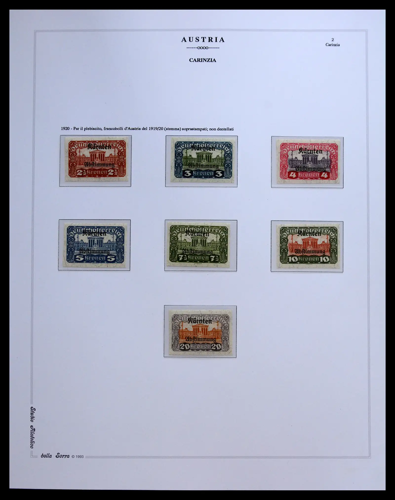 41079 0031 - Postzegelverzameling 41079 Oostenrijkse gebieden/bezetting 1867-1918.