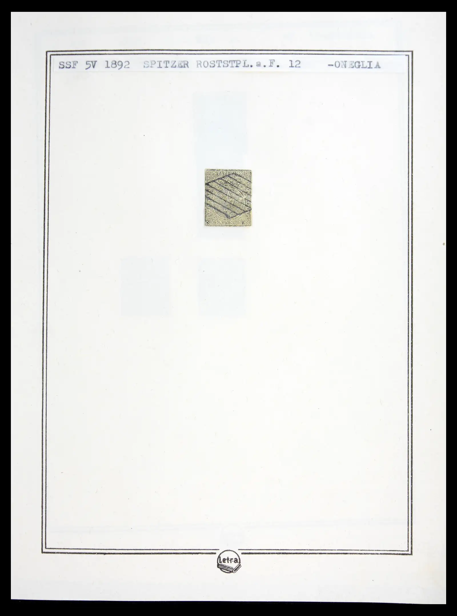 41081 0025 - Stamp collection 41081 Parma reference collection 1852-1859.