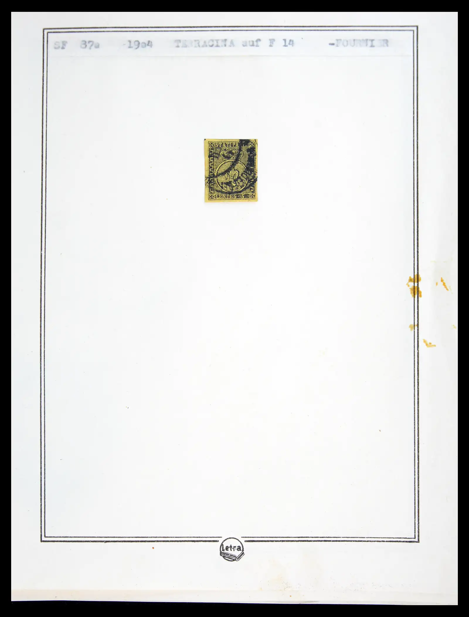 41081 0034 - Stamp collection 41081 Parma reference collection 1852-1859.