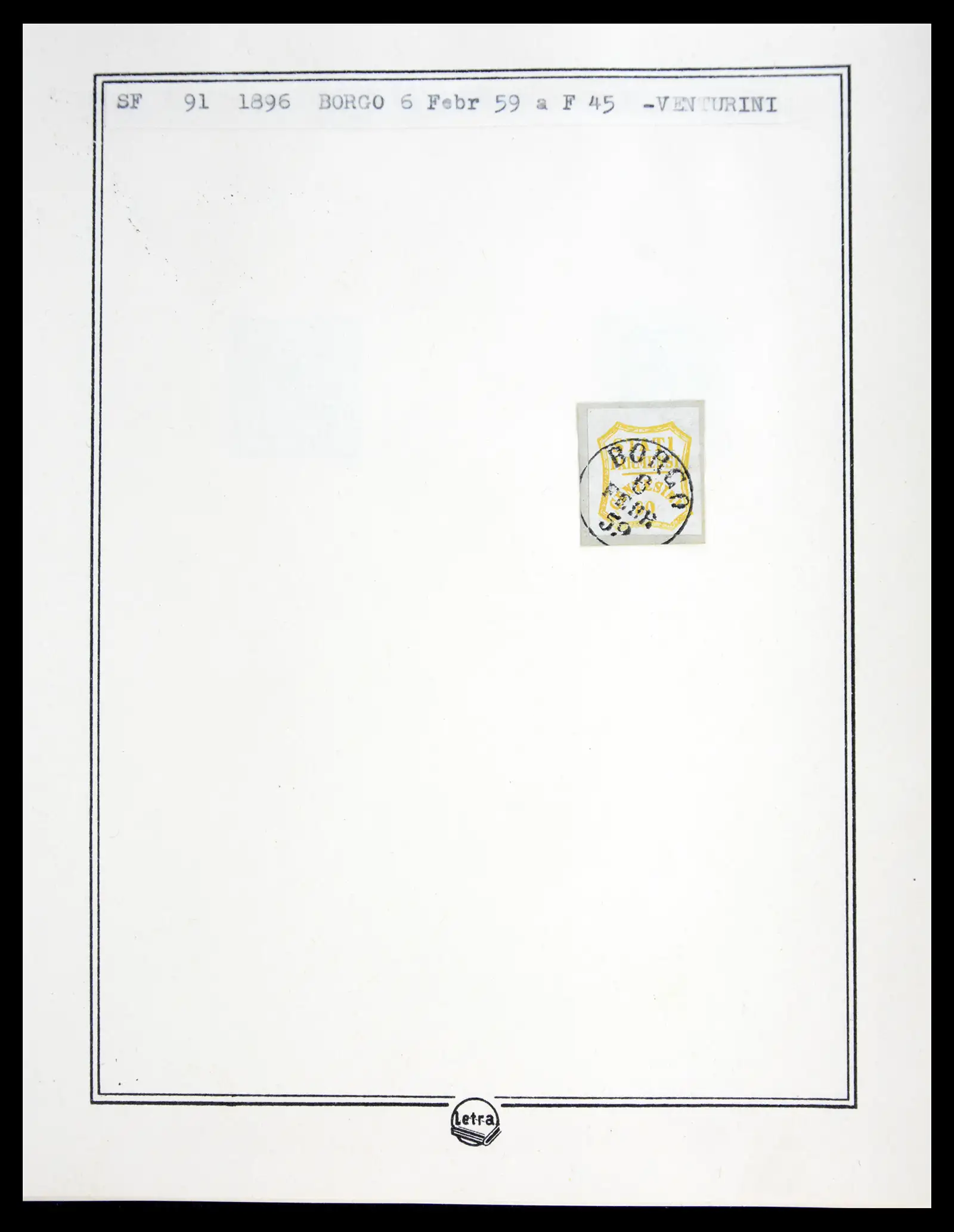 41081 0100 - Stamp collection 41081 Parma reference collection 1852-1859.