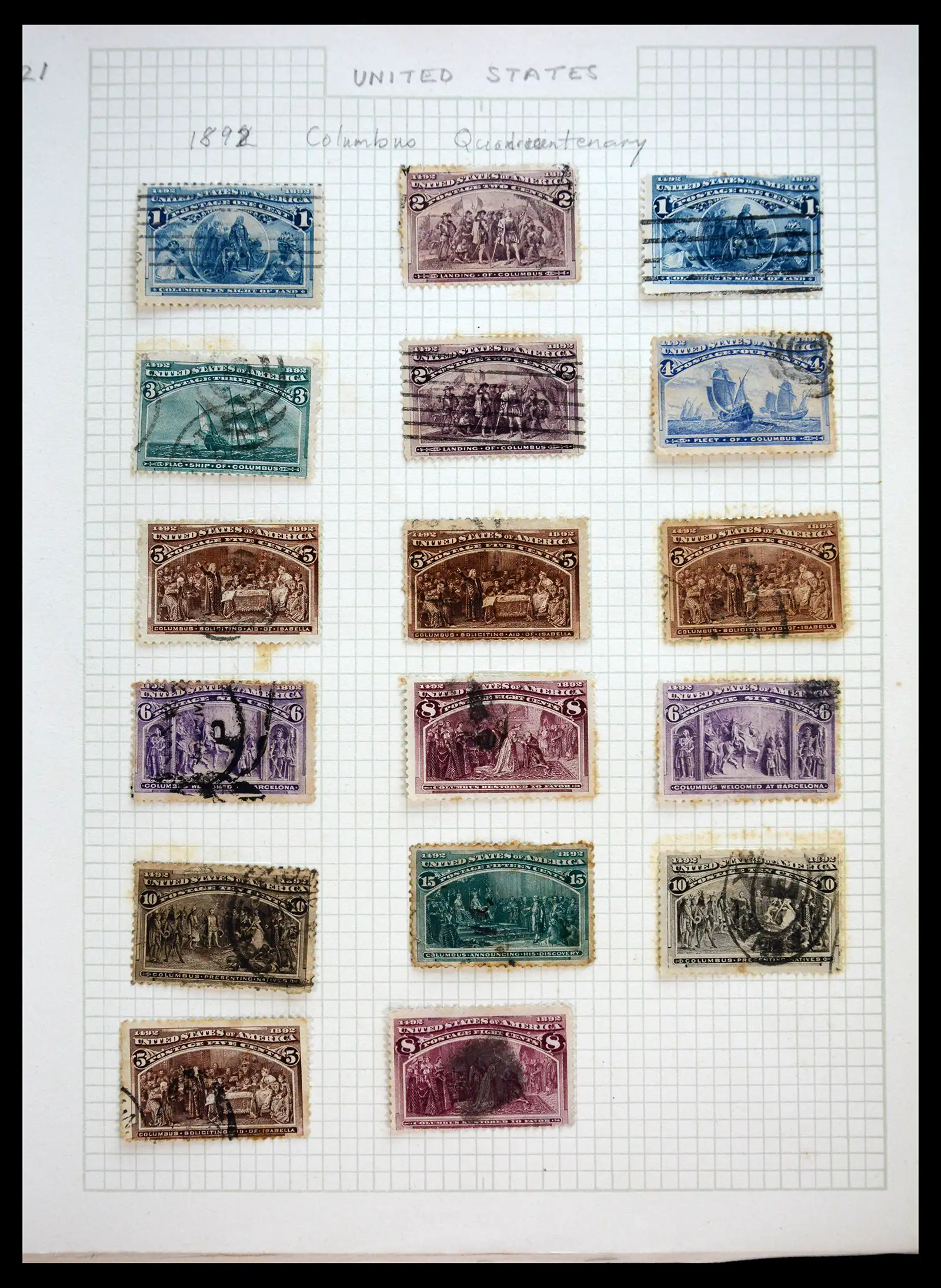 41083 0021 - Postzegelverzameling 41083 USA 1851-1926.