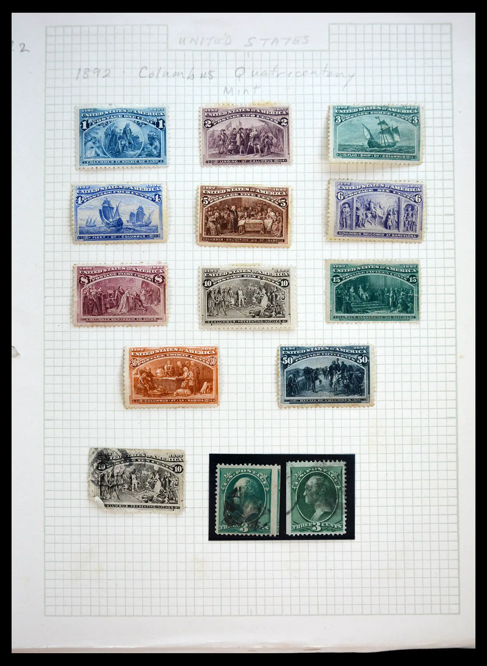 41083 0022 - Postzegelverzameling 41083 USA 1851-1926.