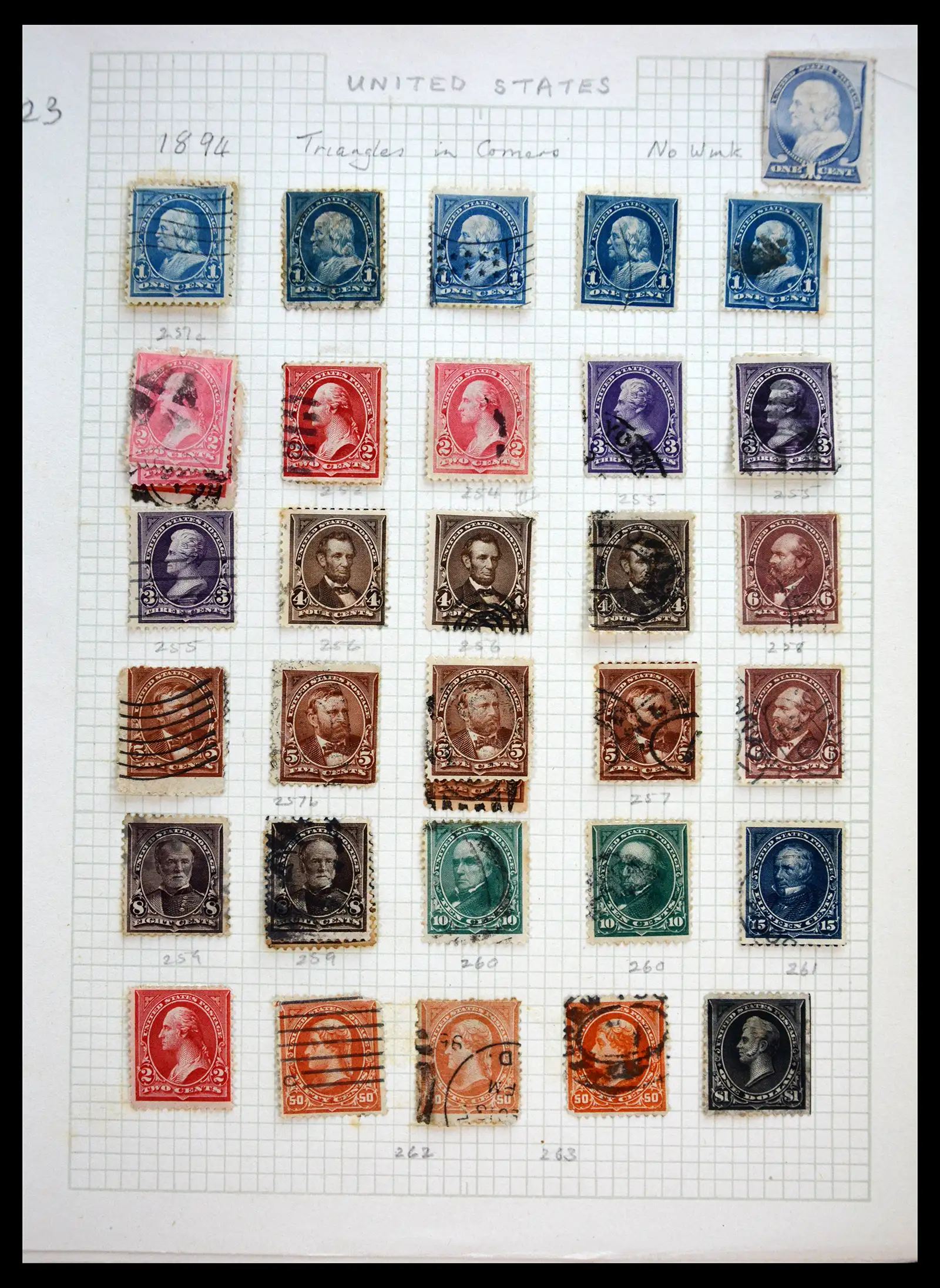 41083 0023 - Postzegelverzameling 41083 USA 1851-1926.