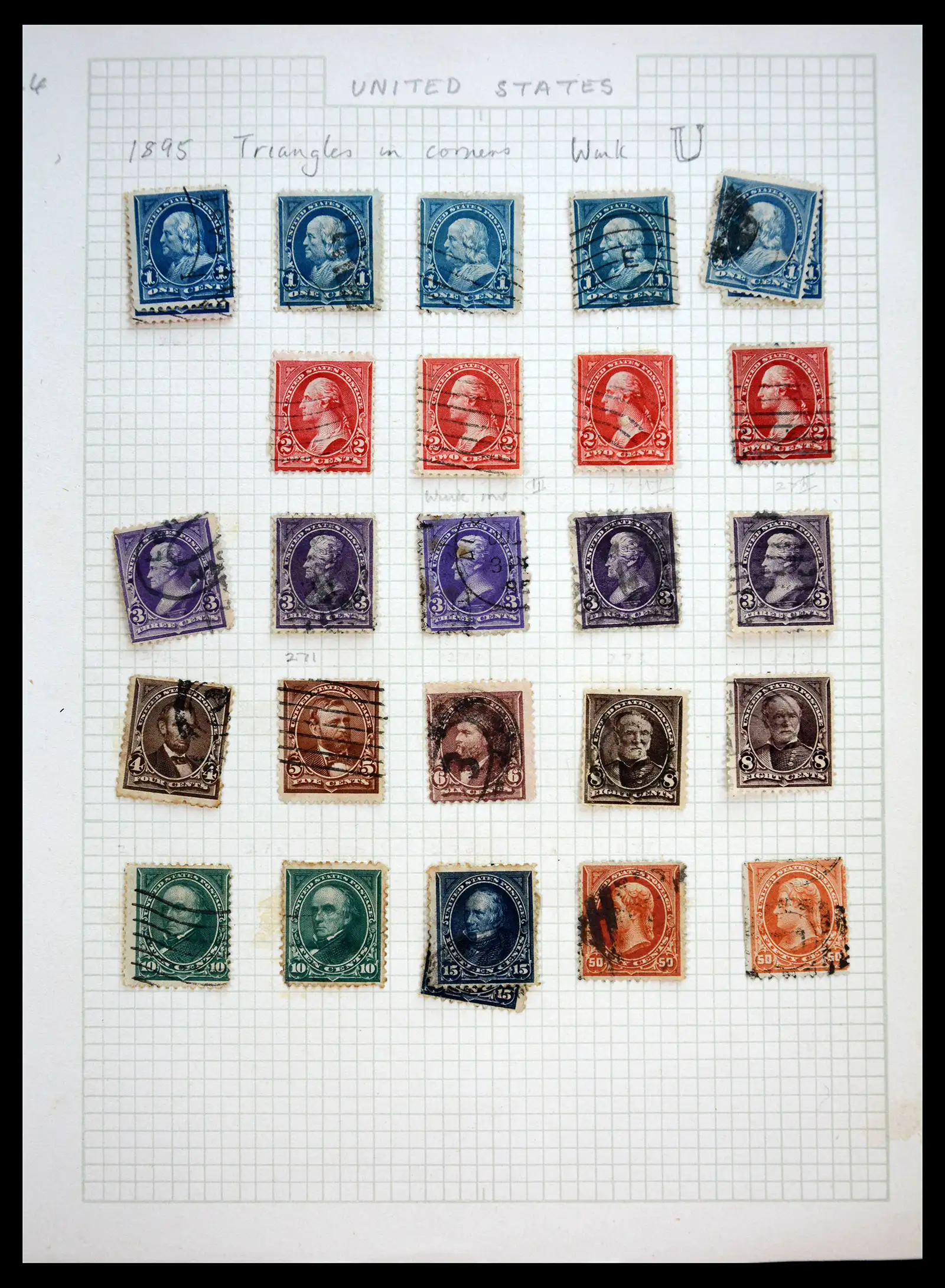 41083 0024 - Postzegelverzameling 41083 USA 1851-1926.