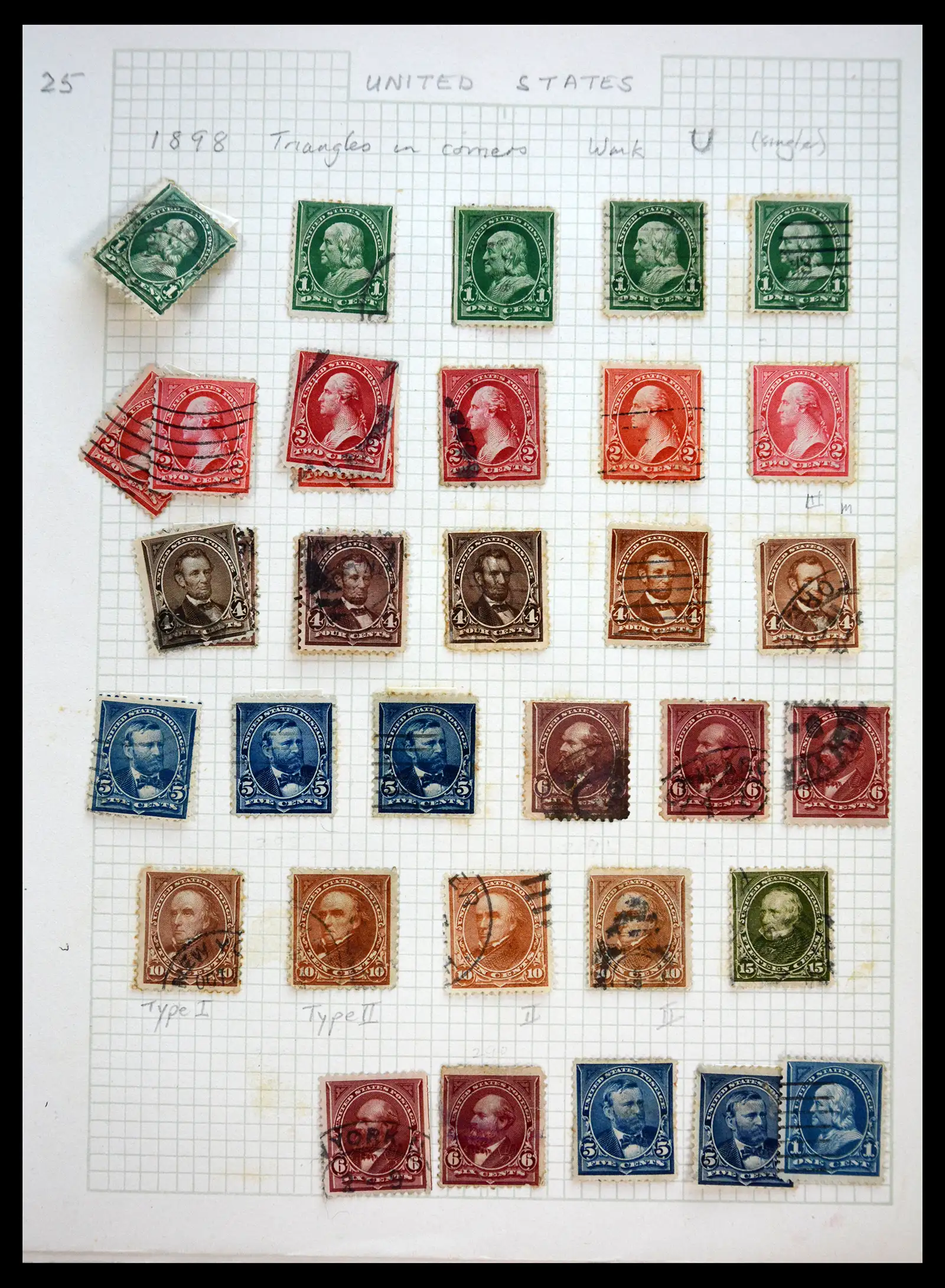 41083 0025 - Postzegelverzameling 41083 USA 1851-1926.