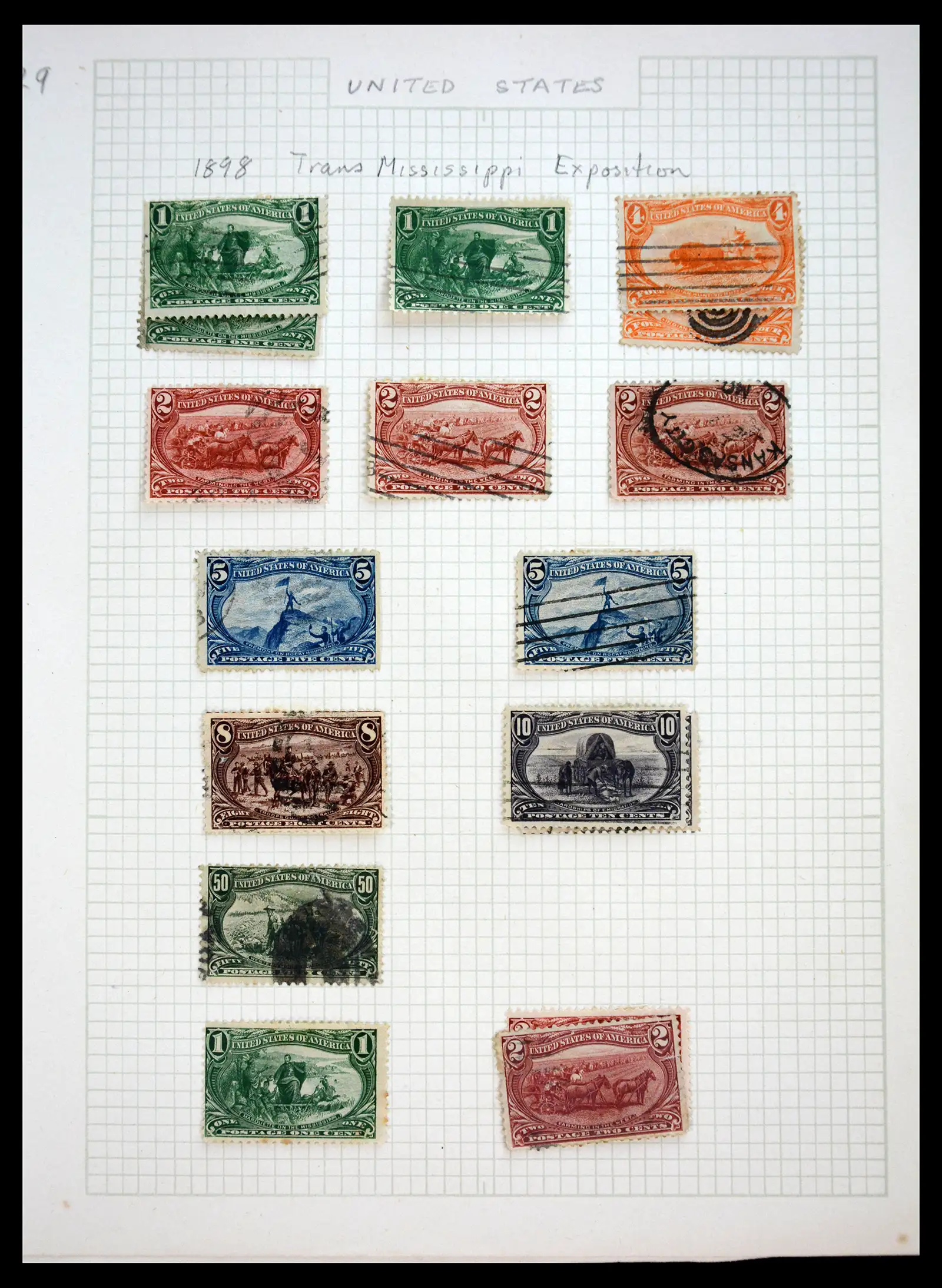 41083 0029 - Postzegelverzameling 41083 USA 1851-1926.