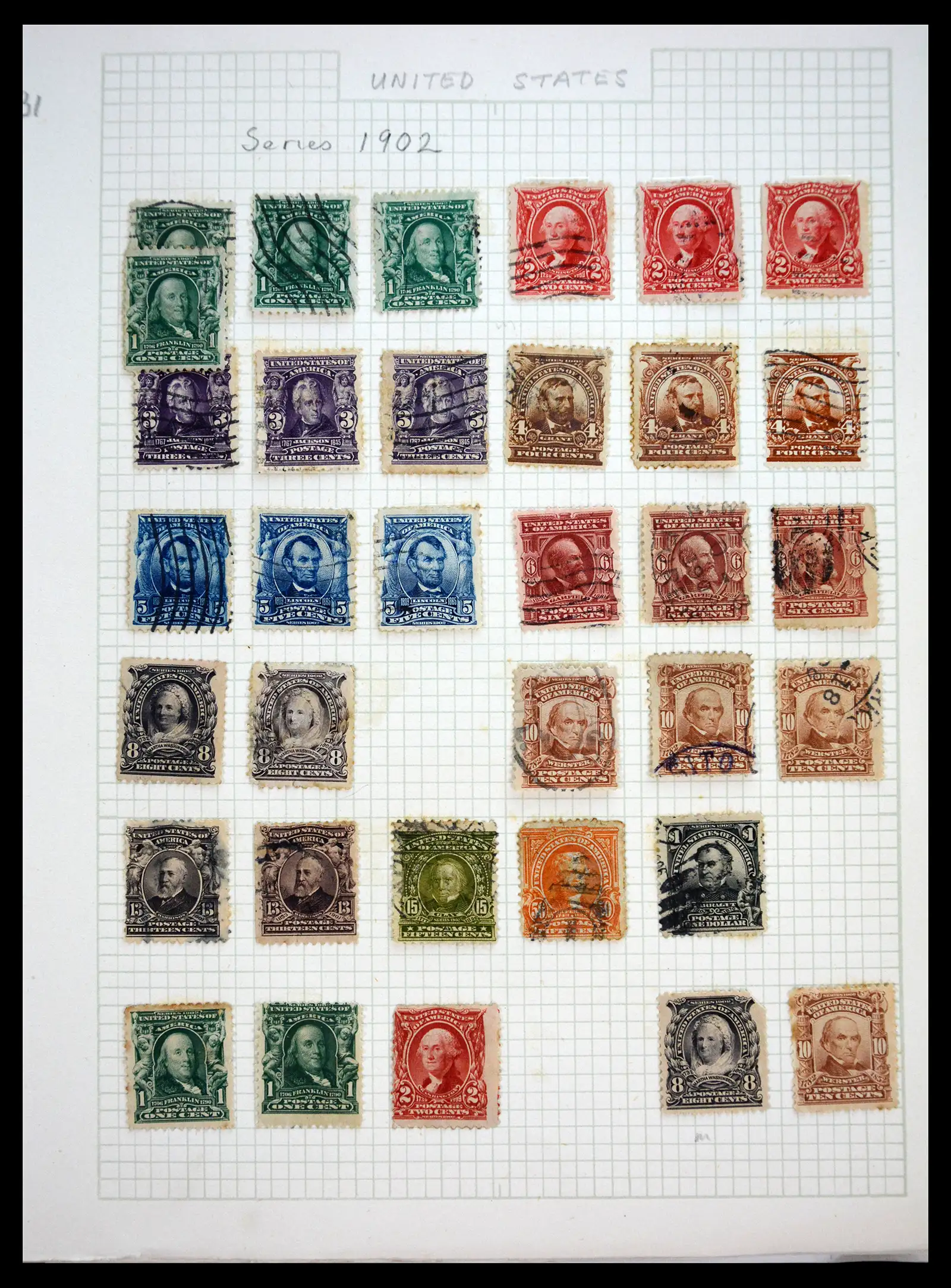 41083 0031 - Postzegelverzameling 41083 USA 1851-1926.
