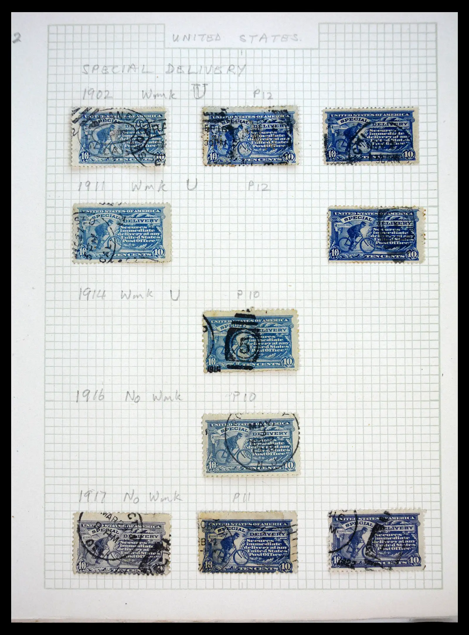41083 0032 - Postzegelverzameling 41083 USA 1851-1926.