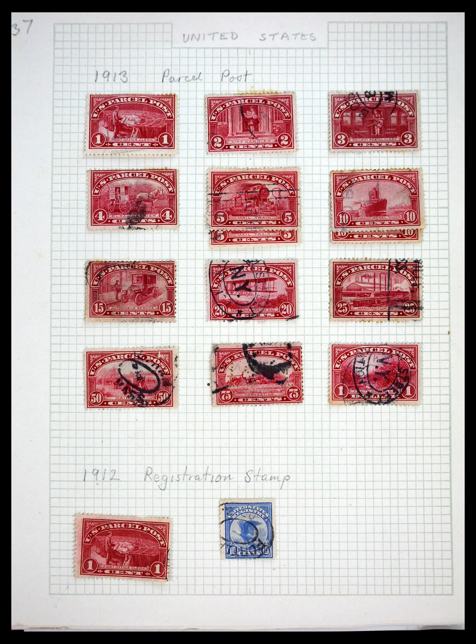 41083 0037 - Postzegelverzameling 41083 USA 1851-1926.