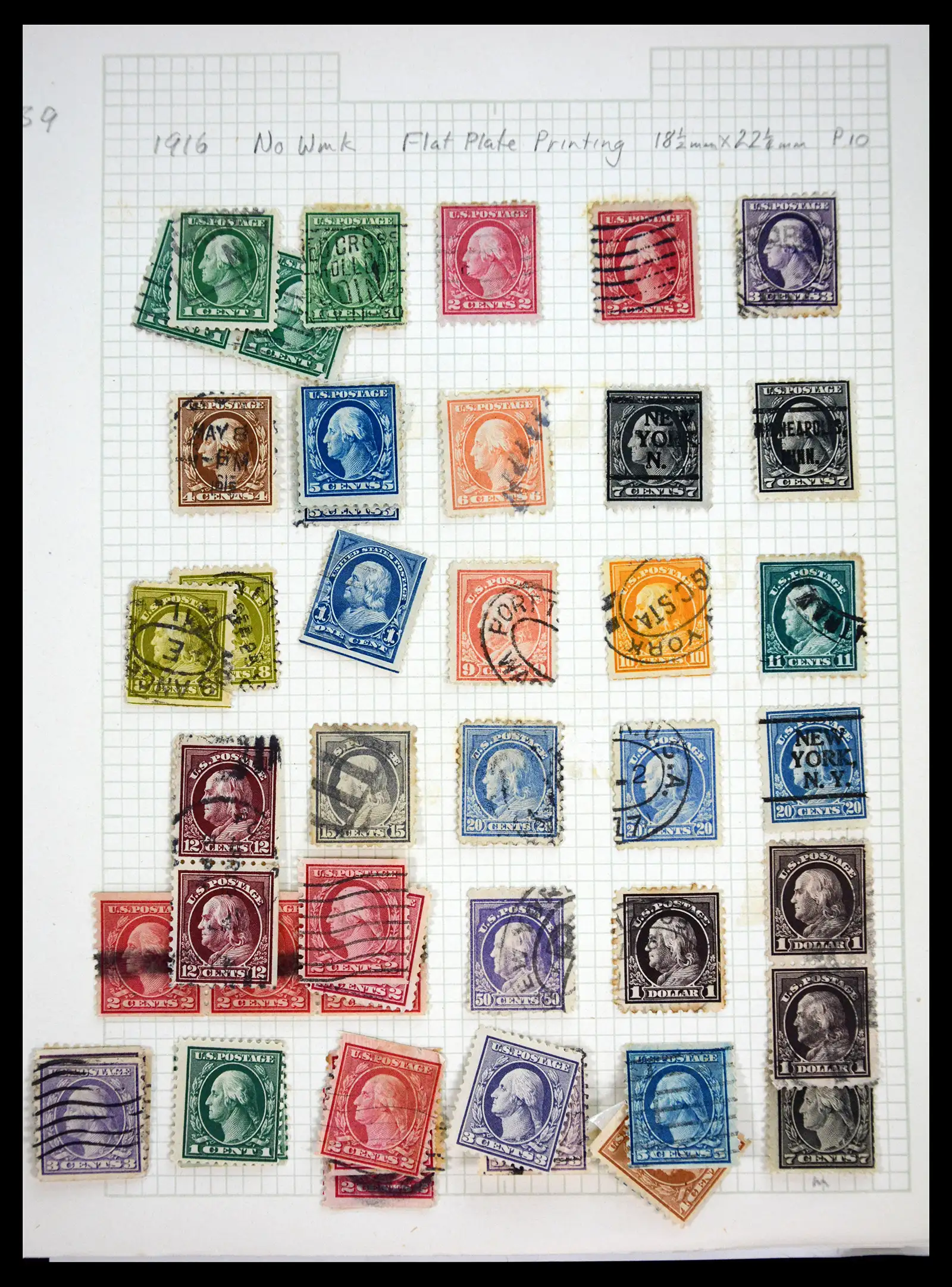 41083 0039 - Postzegelverzameling 41083 USA 1851-1926.