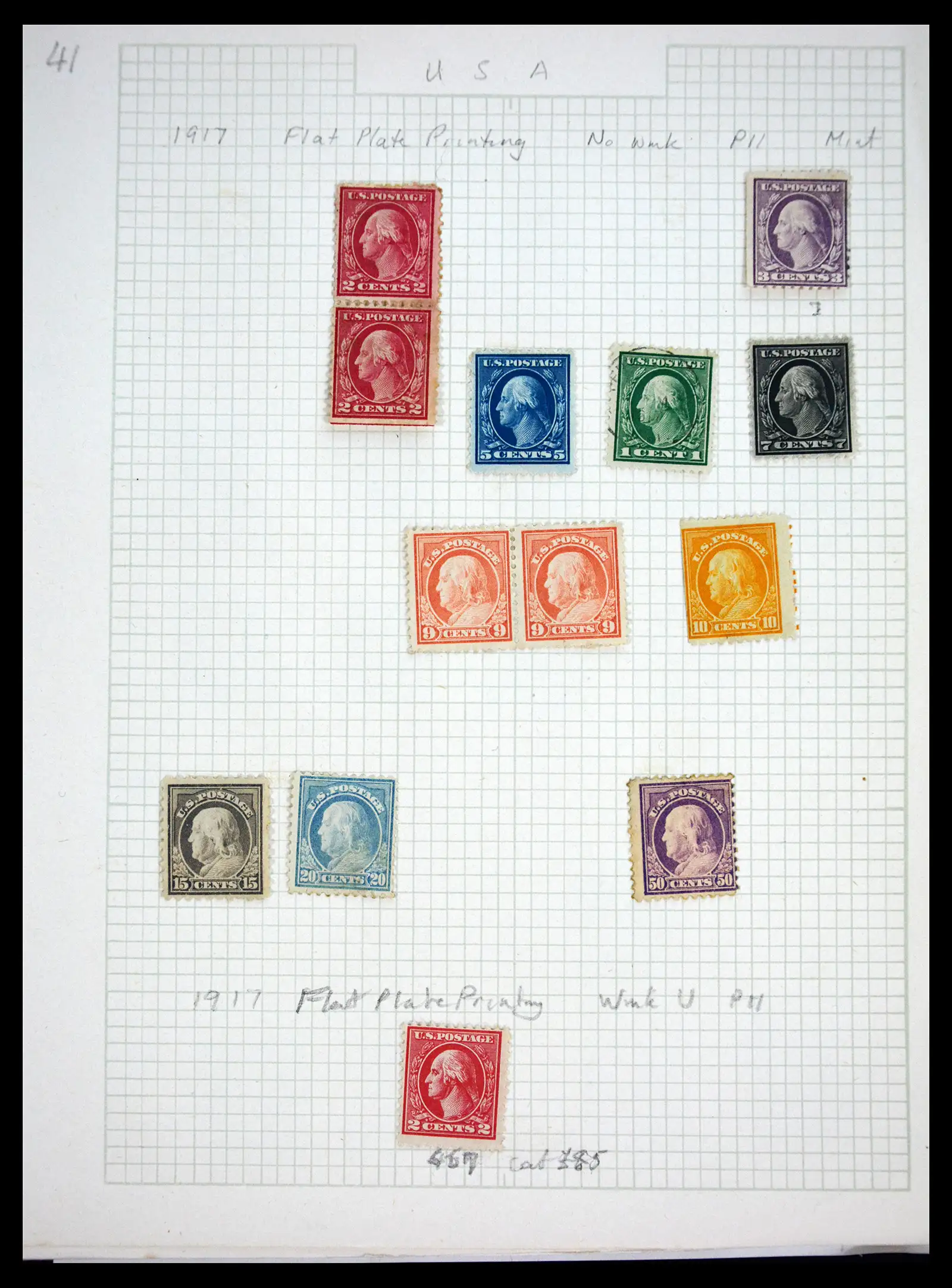 41083 0041 - Postzegelverzameling 41083 USA 1851-1926.