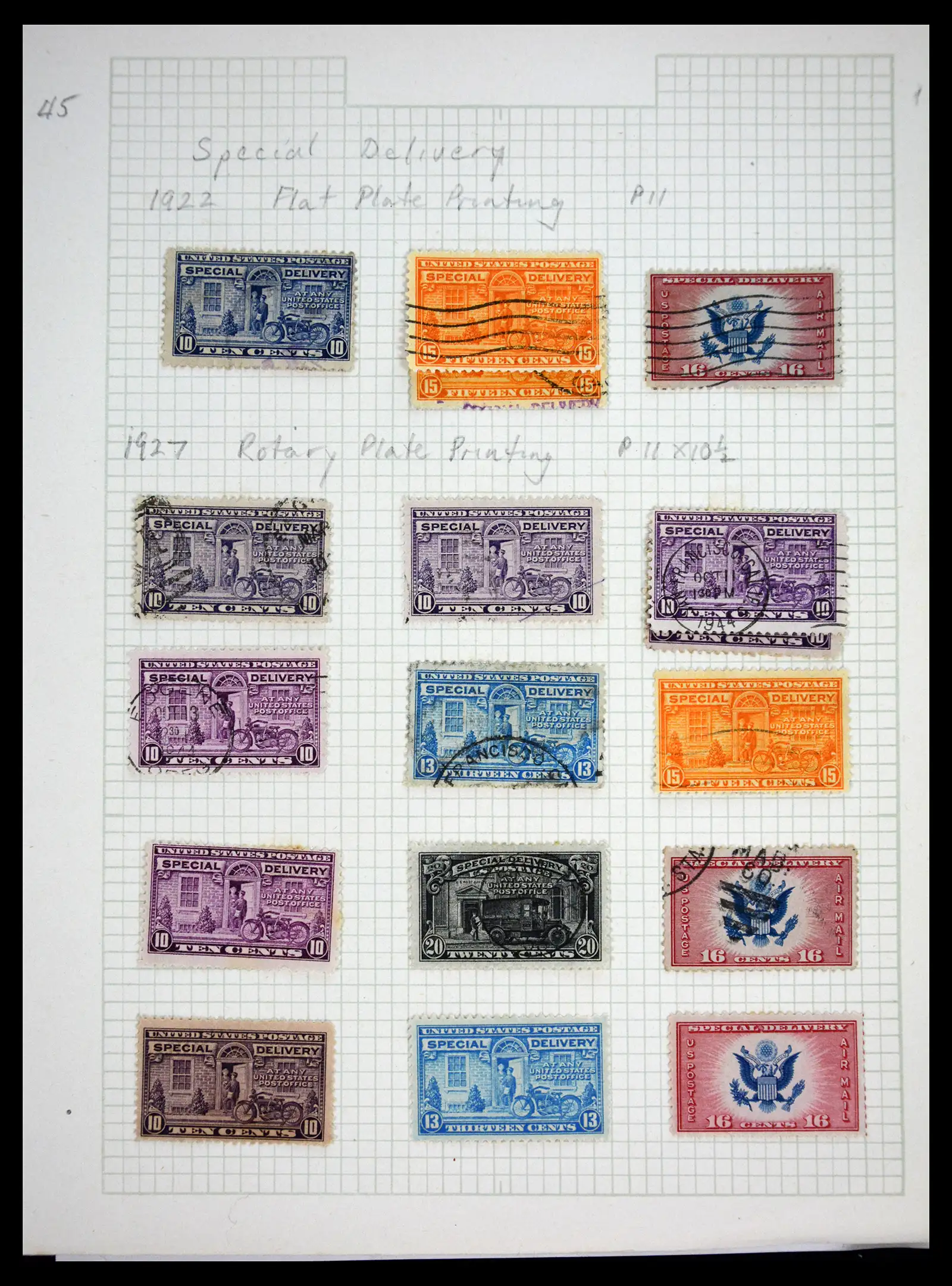 41083 0046 - Postzegelverzameling 41083 USA 1851-1926.