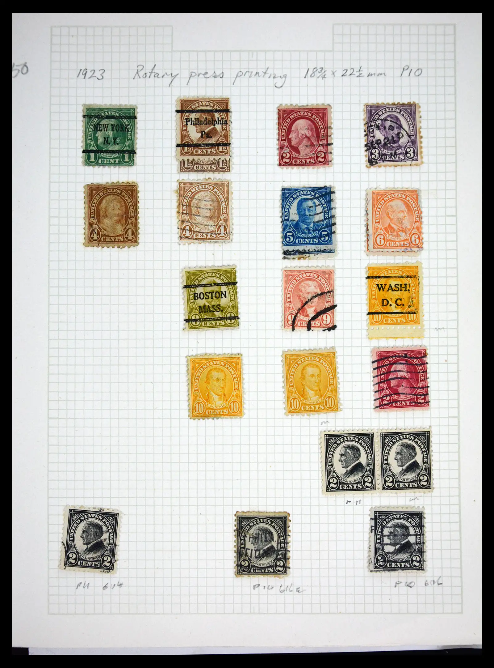 41083 0051 - Postzegelverzameling 41083 USA 1851-1926.