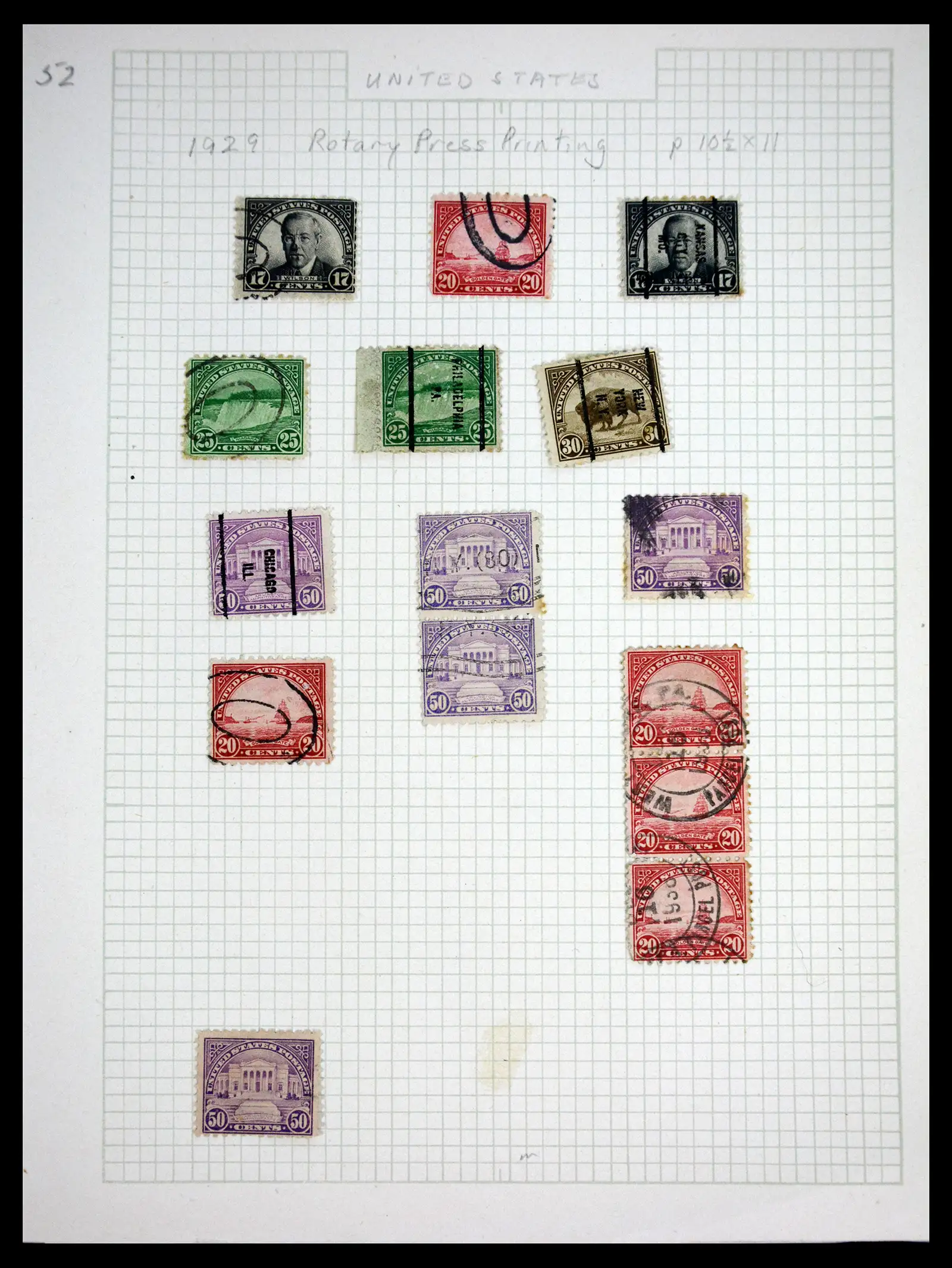 41083 0053 - Postzegelverzameling 41083 USA 1851-1926.