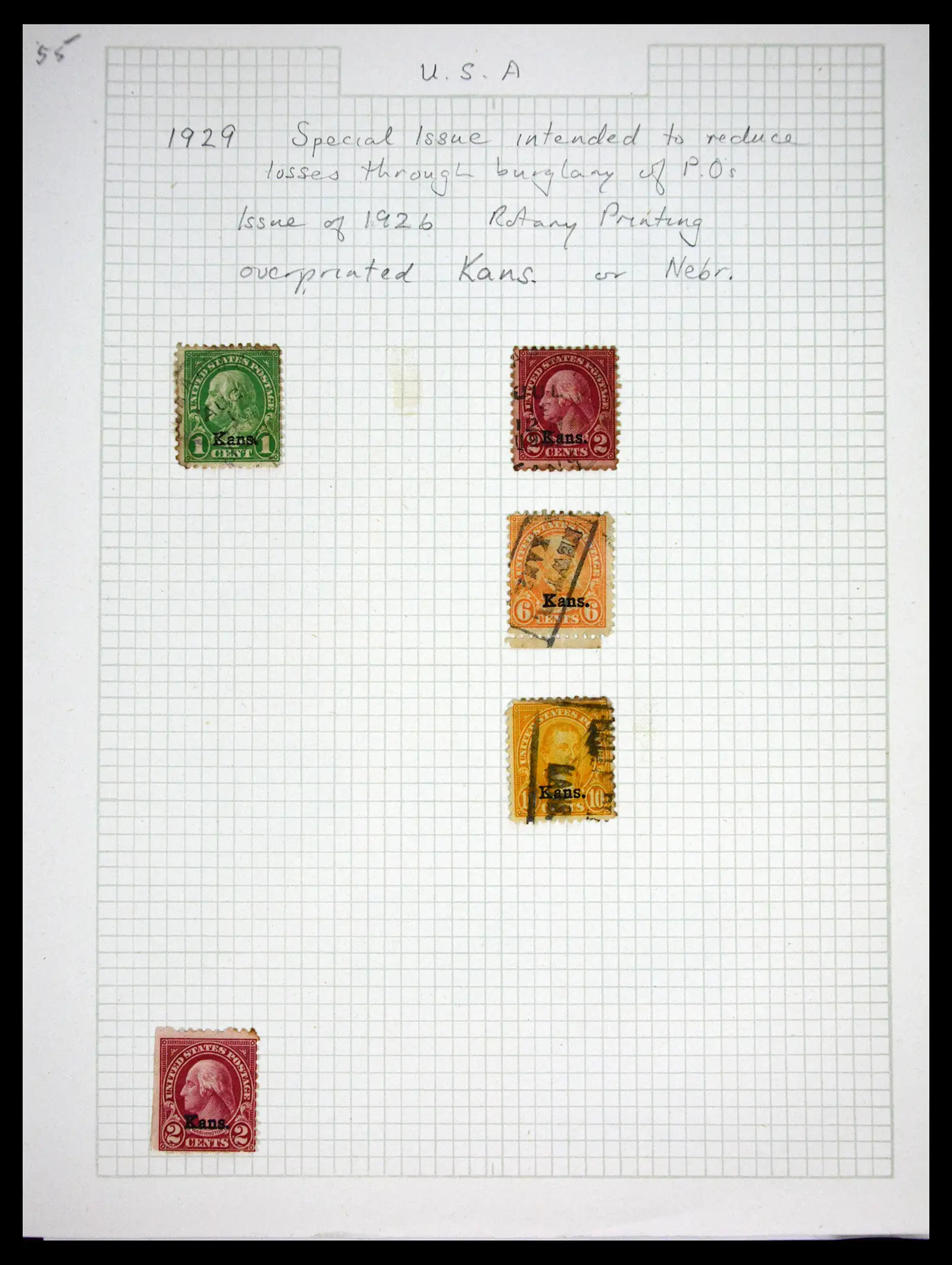41083 0055 - Postzegelverzameling 41083 USA 1851-1926.