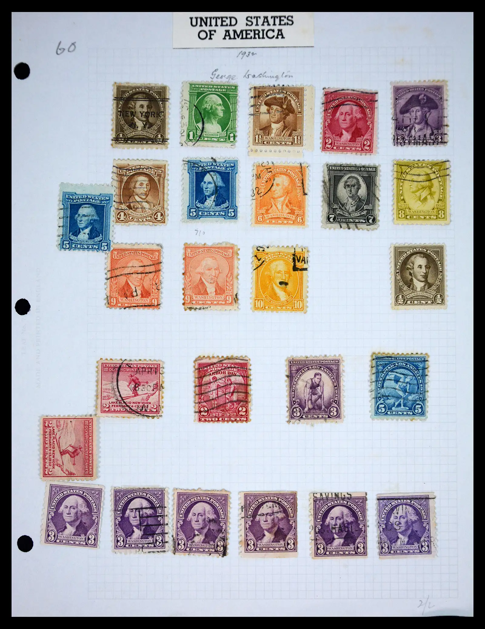 41083 0061 - Postzegelverzameling 41083 USA 1851-1926.