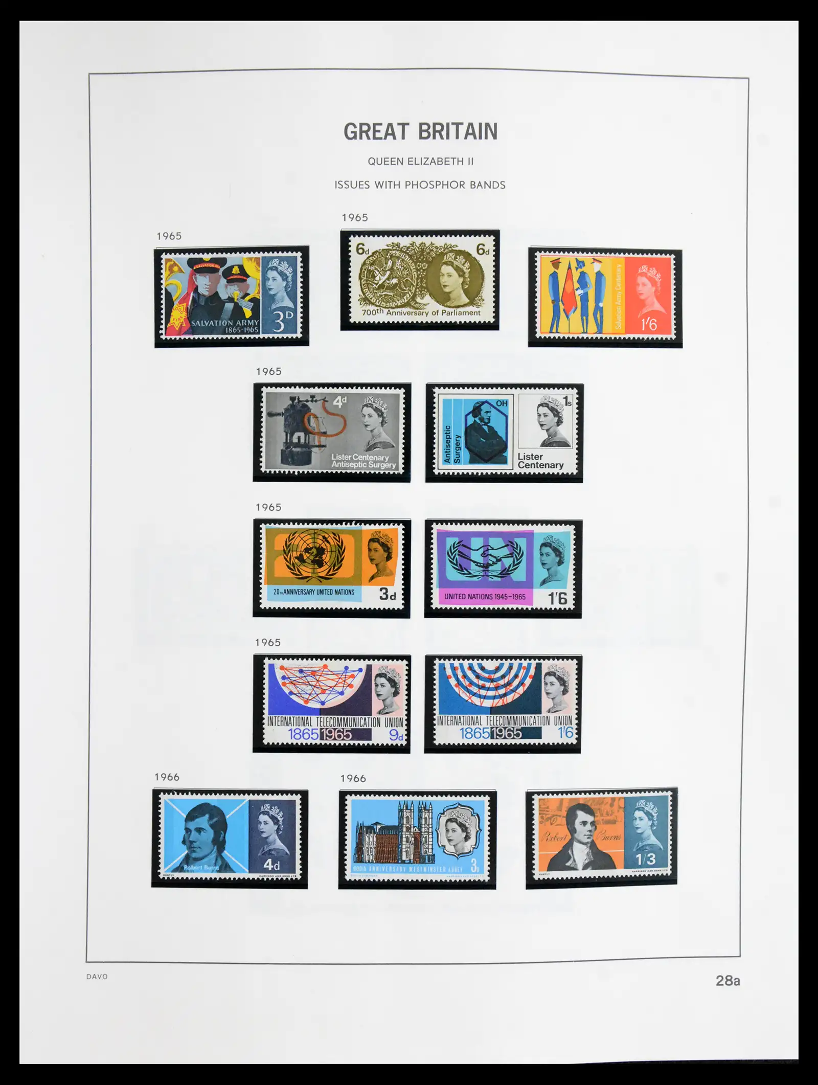 41088 0026 - Postzegelverzameling 41088 Engeland 1918-1996.