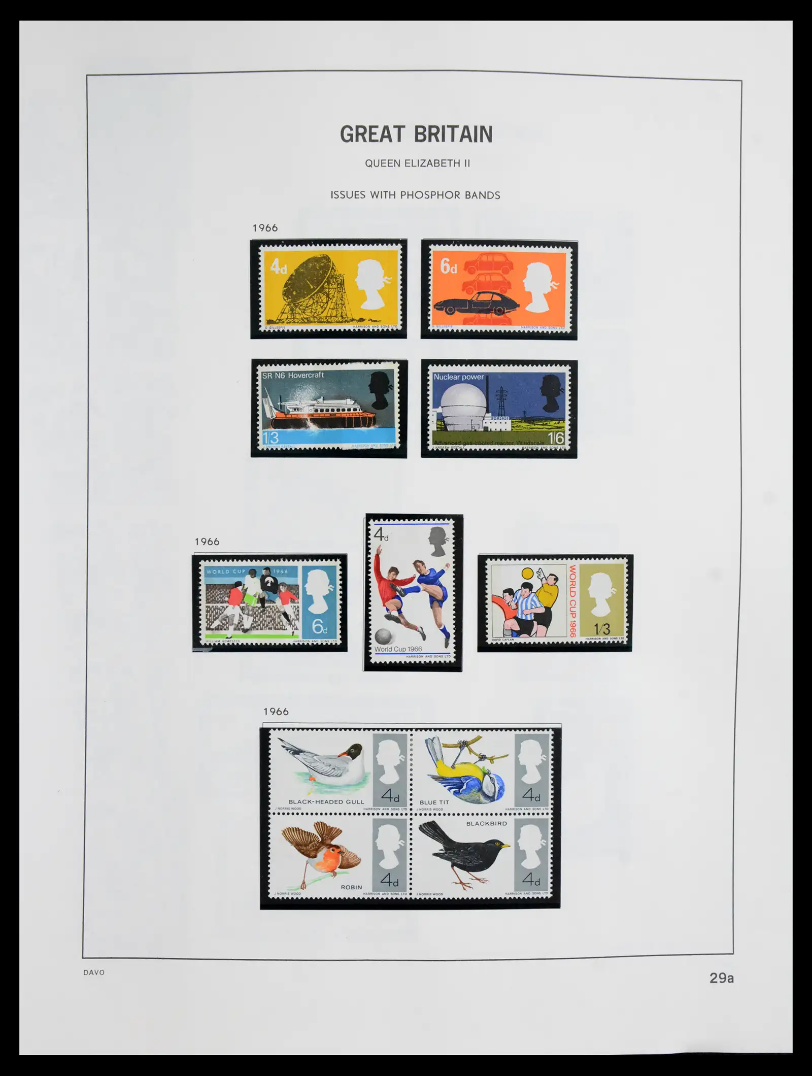 41088 0028 - Postzegelverzameling 41088 Engeland 1918-1996.