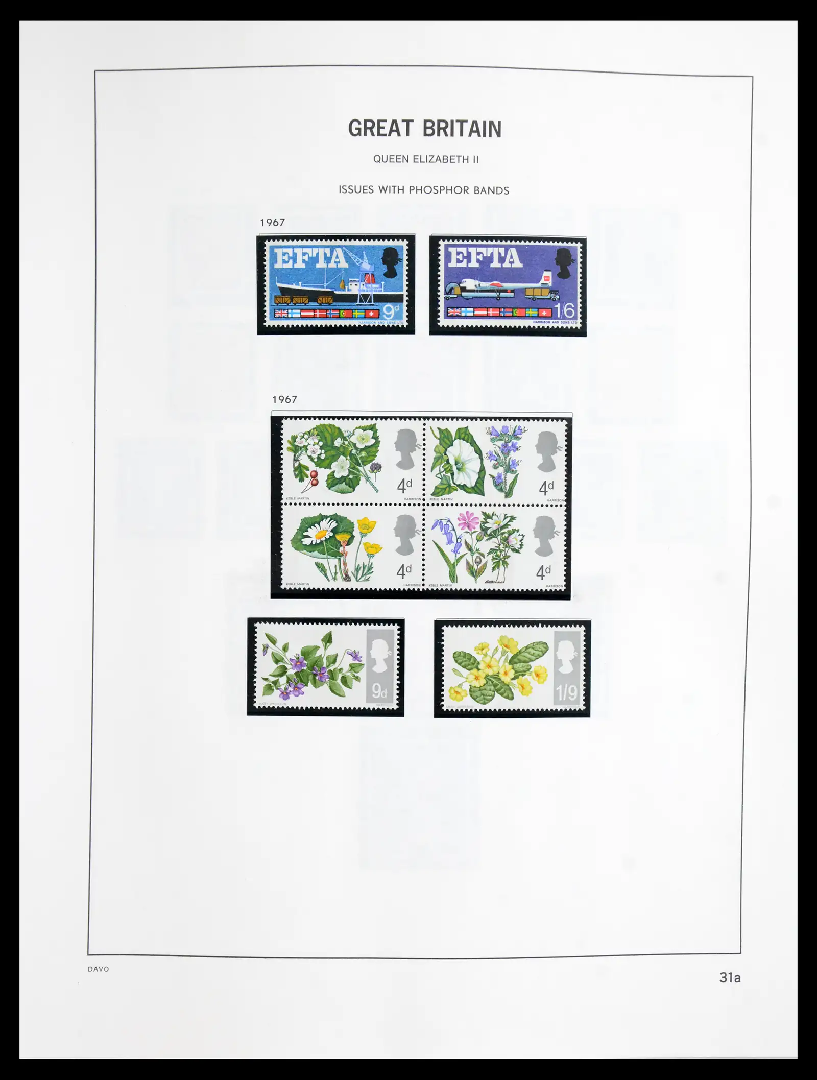 41088 0033 - Postzegelverzameling 41088 Engeland 1918-1996.