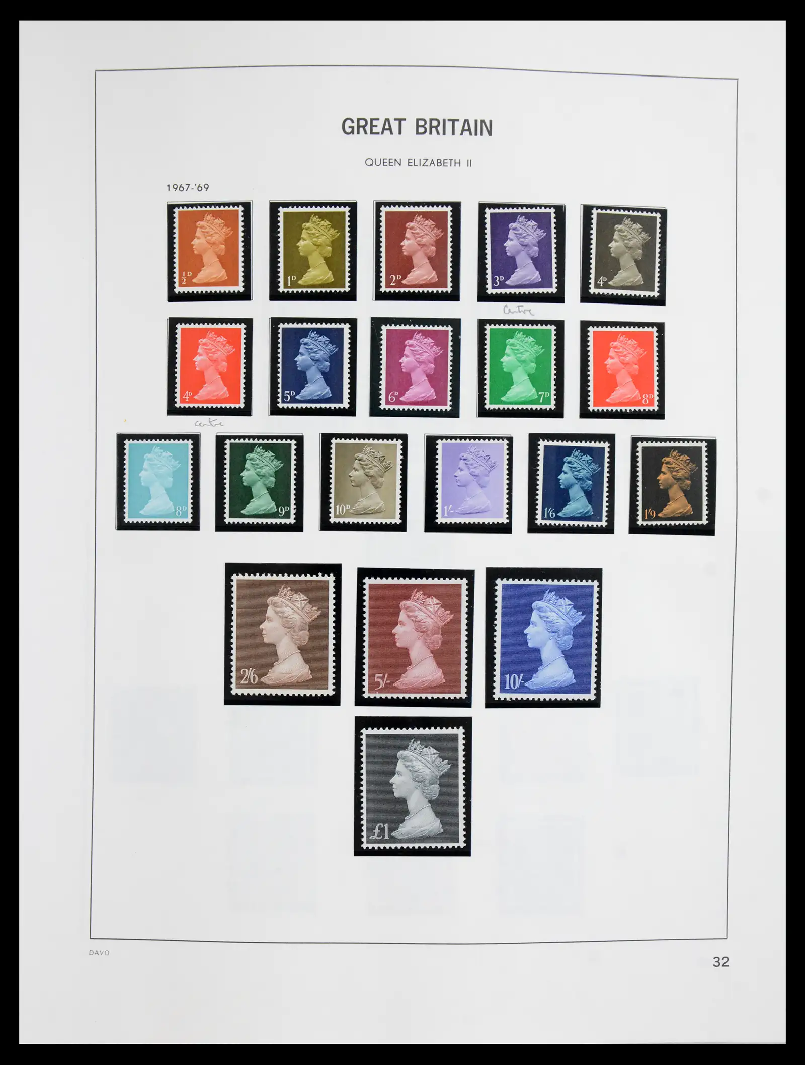 41088 0034 - Postzegelverzameling 41088 Engeland 1918-1996.