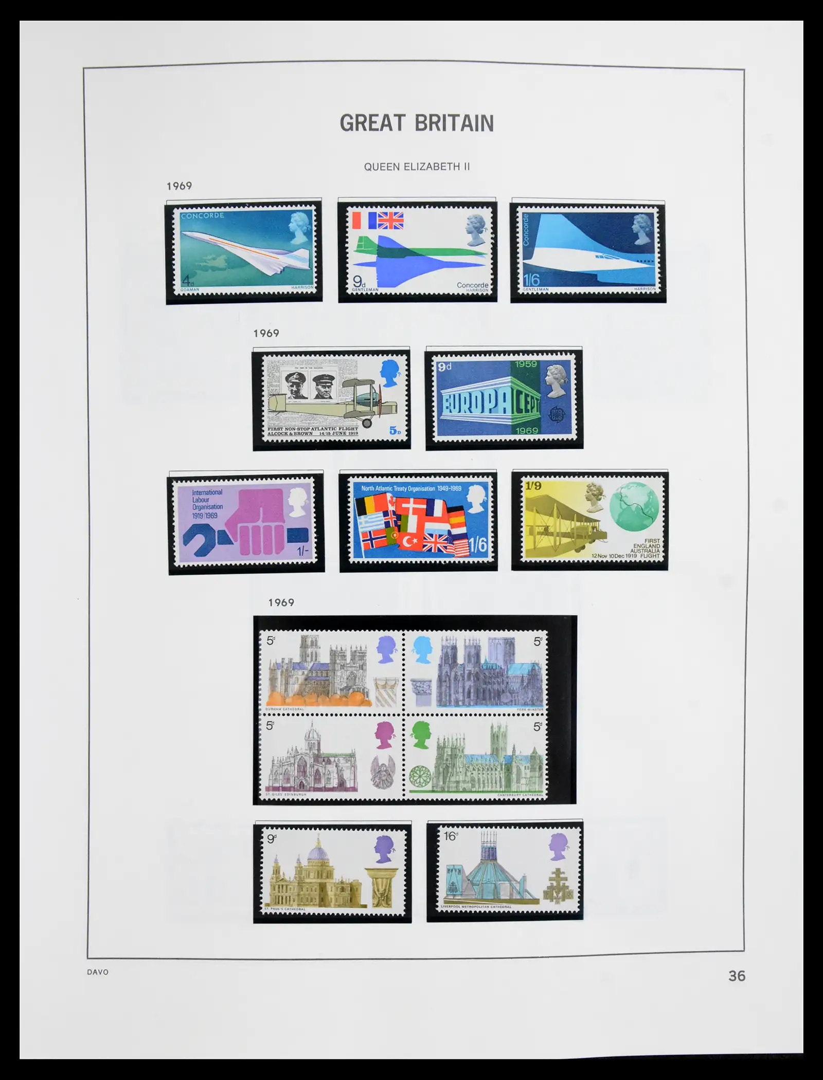41088 0039 - Postzegelverzameling 41088 Engeland 1918-1996.
