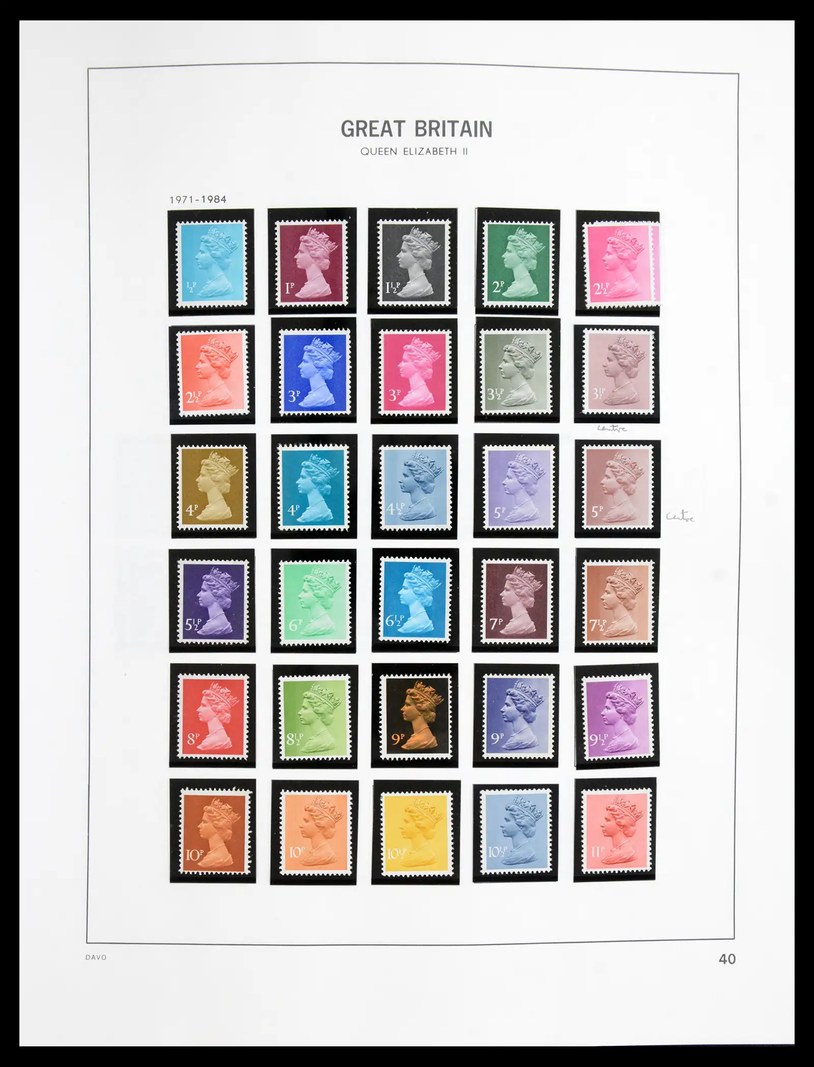41088 0043 - Postzegelverzameling 41088 Engeland 1918-1996.