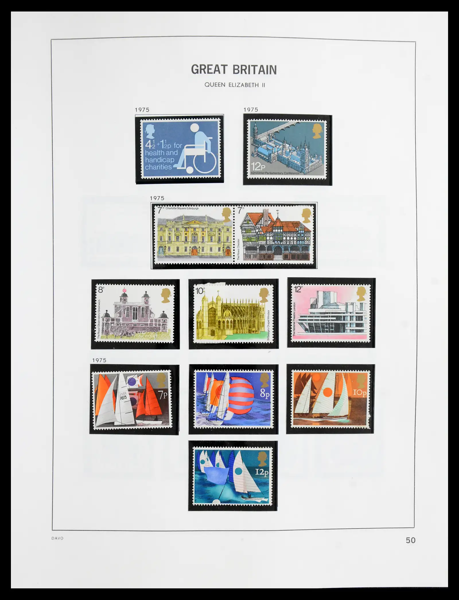 41088 0054 - Postzegelverzameling 41088 Engeland 1918-1996.