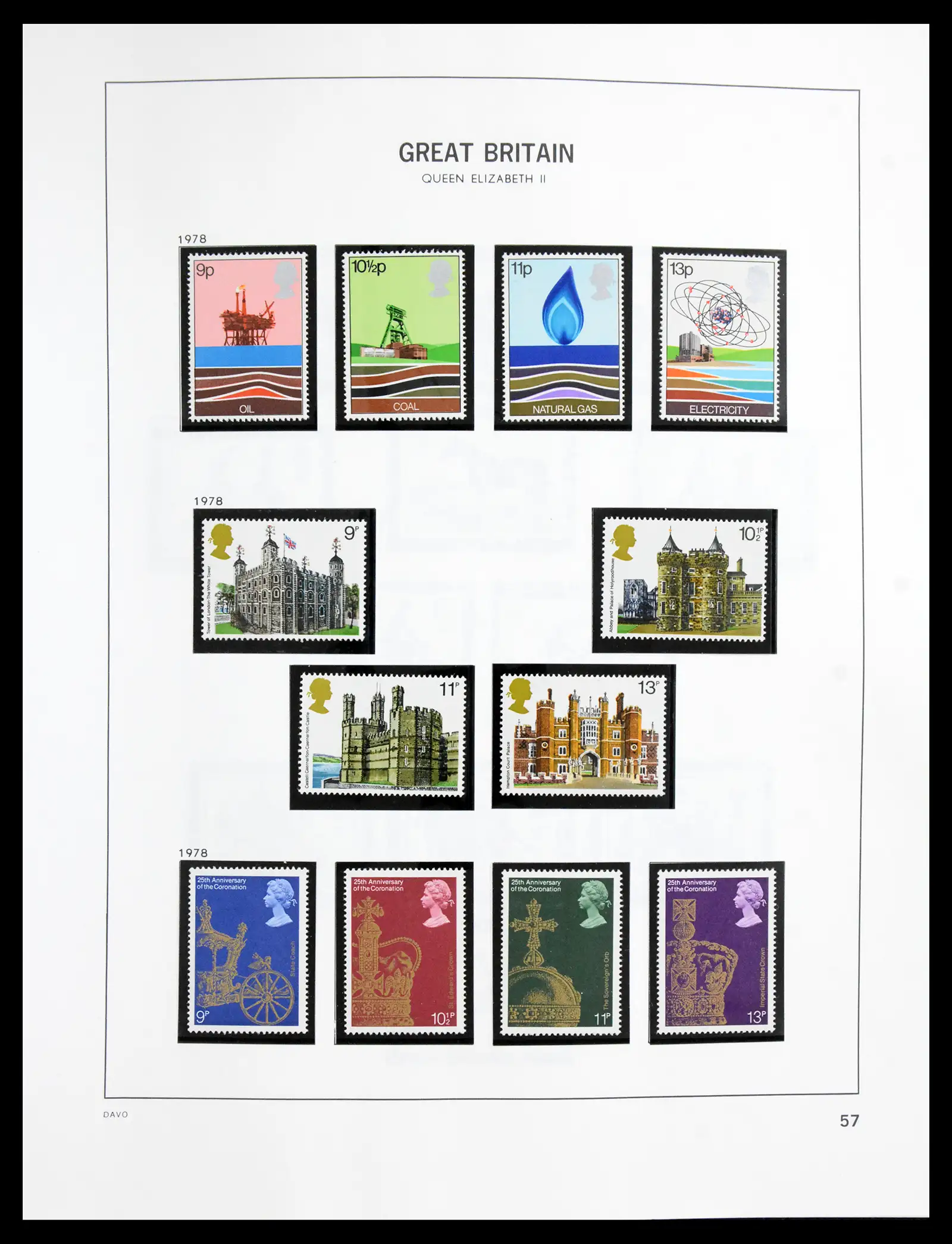 41088 0061 - Postzegelverzameling 41088 Engeland 1918-1996.