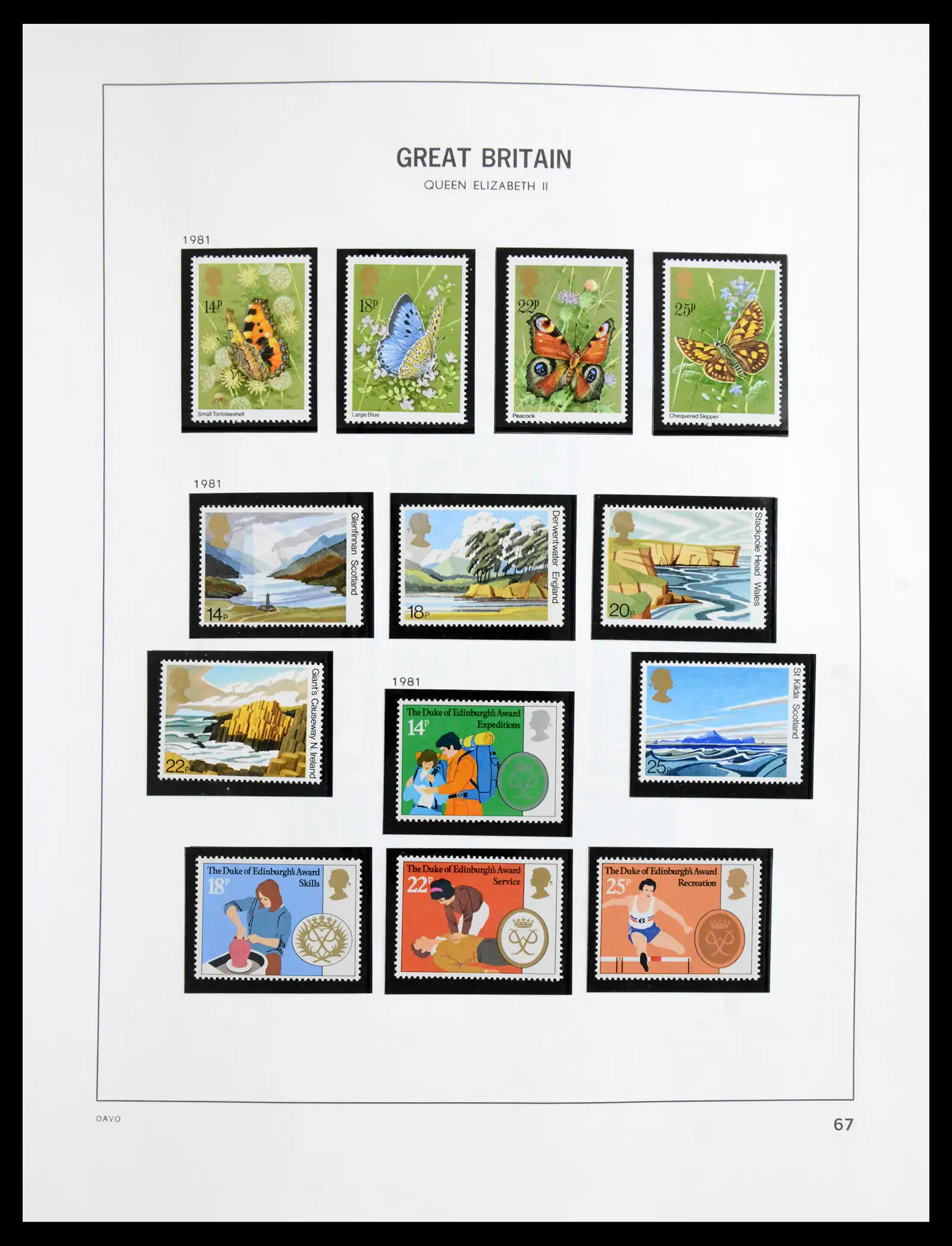 41088 0071 - Postzegelverzameling 41088 Engeland 1918-1996.