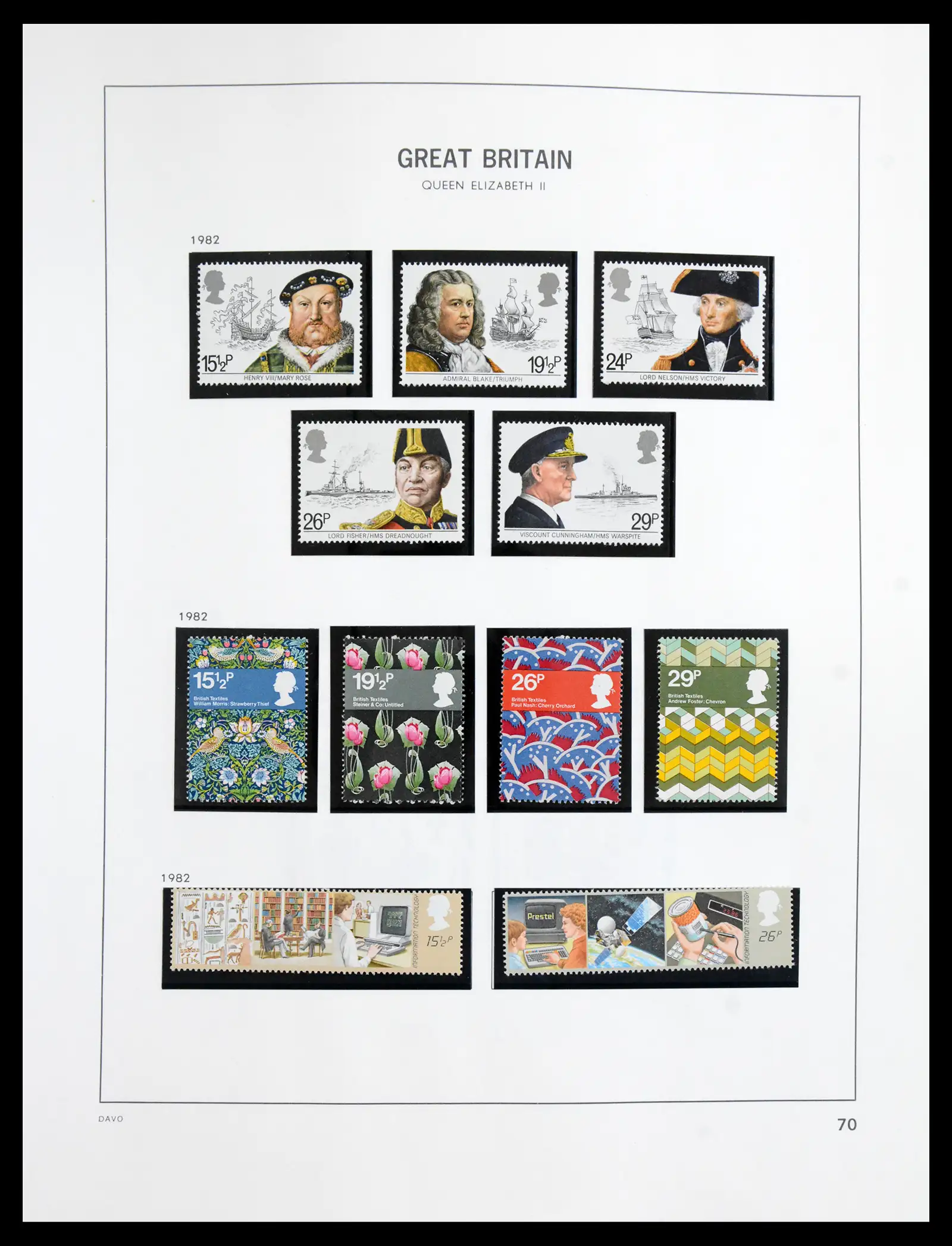 41088 0074 - Postzegelverzameling 41088 Engeland 1918-1996.
