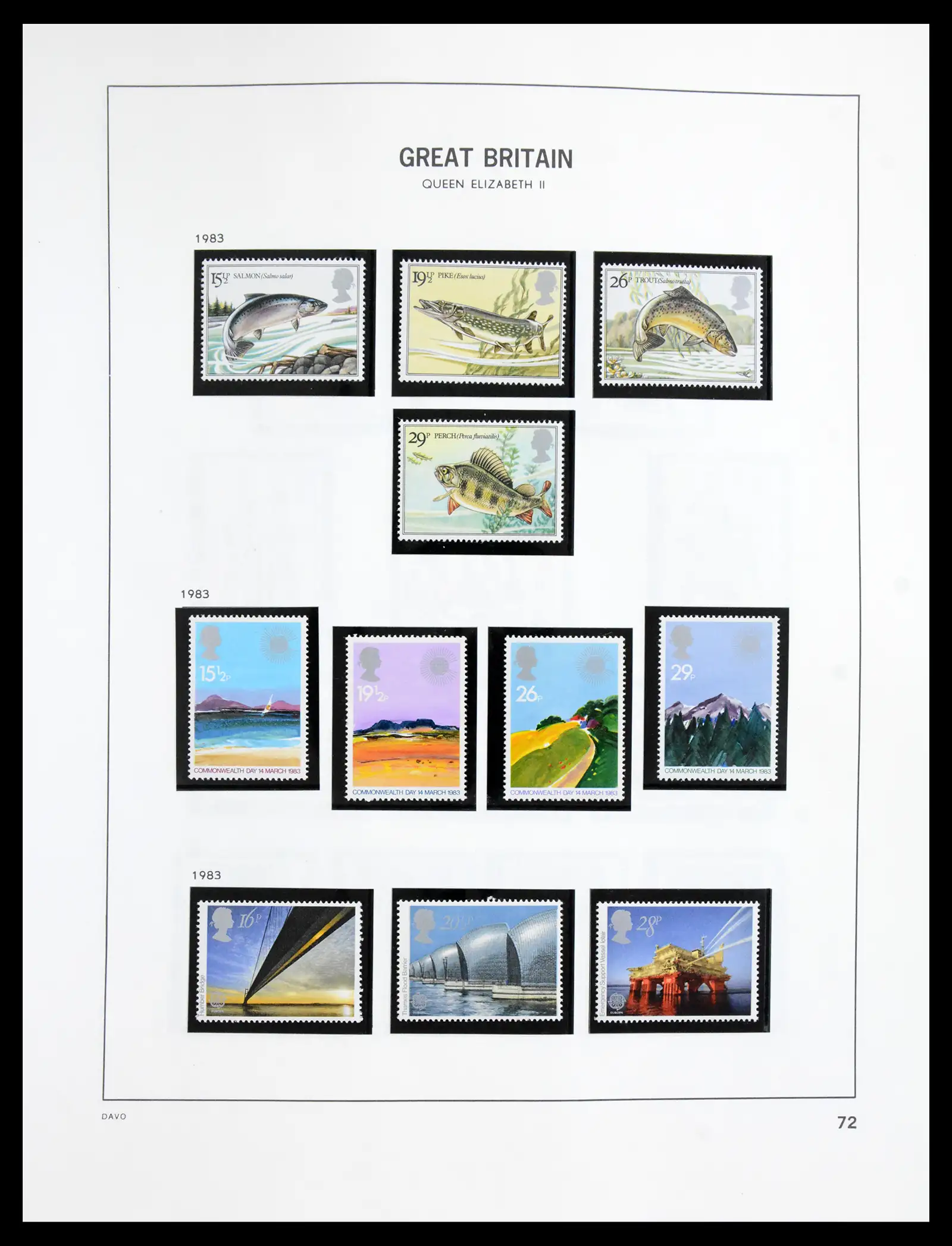 41088 0076 - Postzegelverzameling 41088 Engeland 1918-1996.