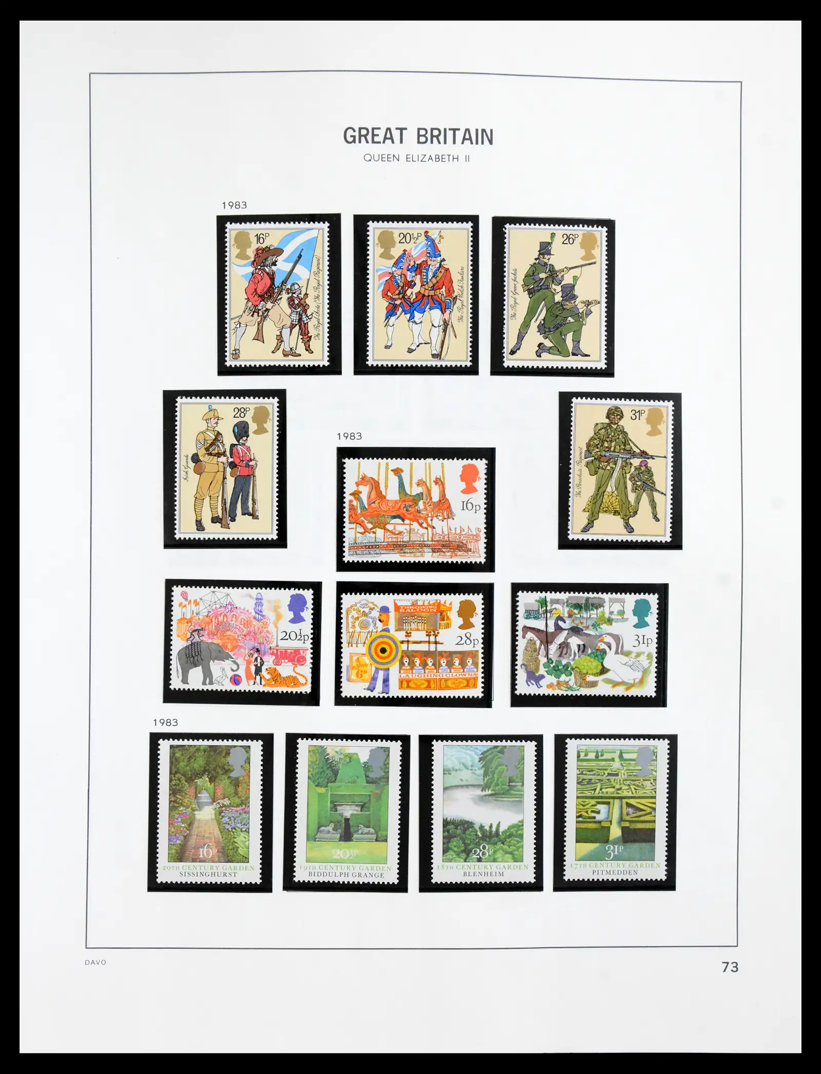 41088 0077 - Postzegelverzameling 41088 Engeland 1918-1996.