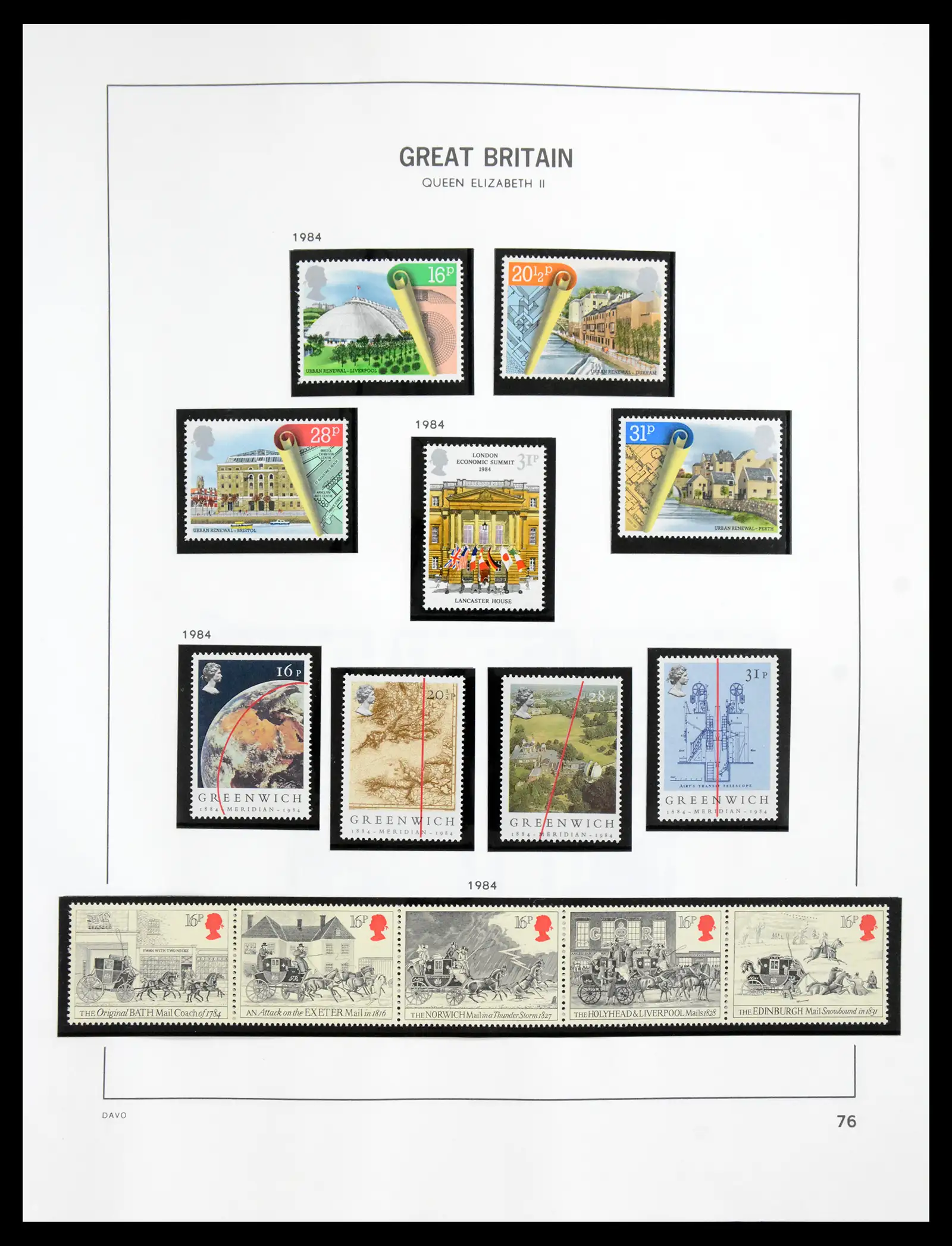 41088 0080 - Postzegelverzameling 41088 Engeland 1918-1996.