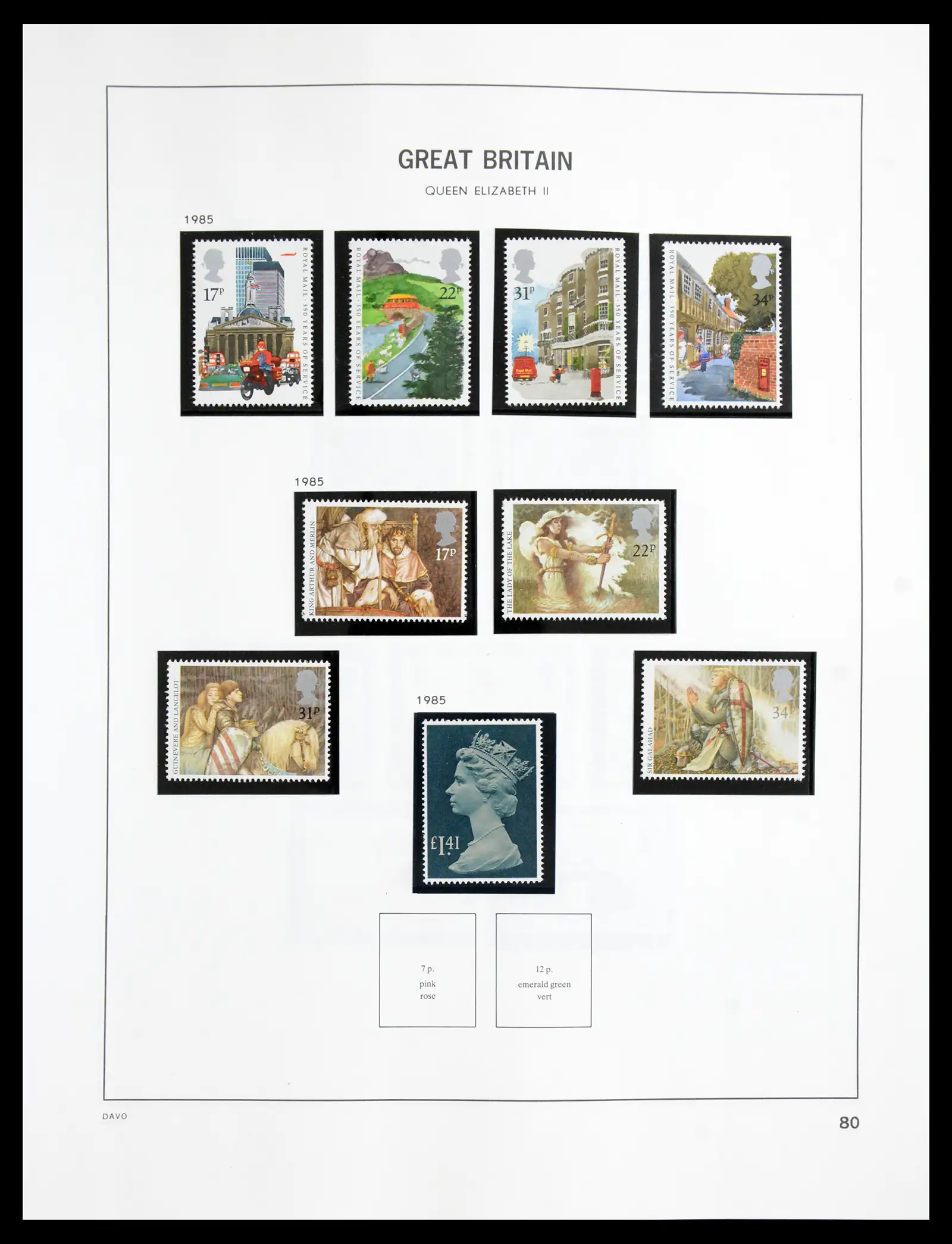 41088 0084 - Postzegelverzameling 41088 Engeland 1918-1996.