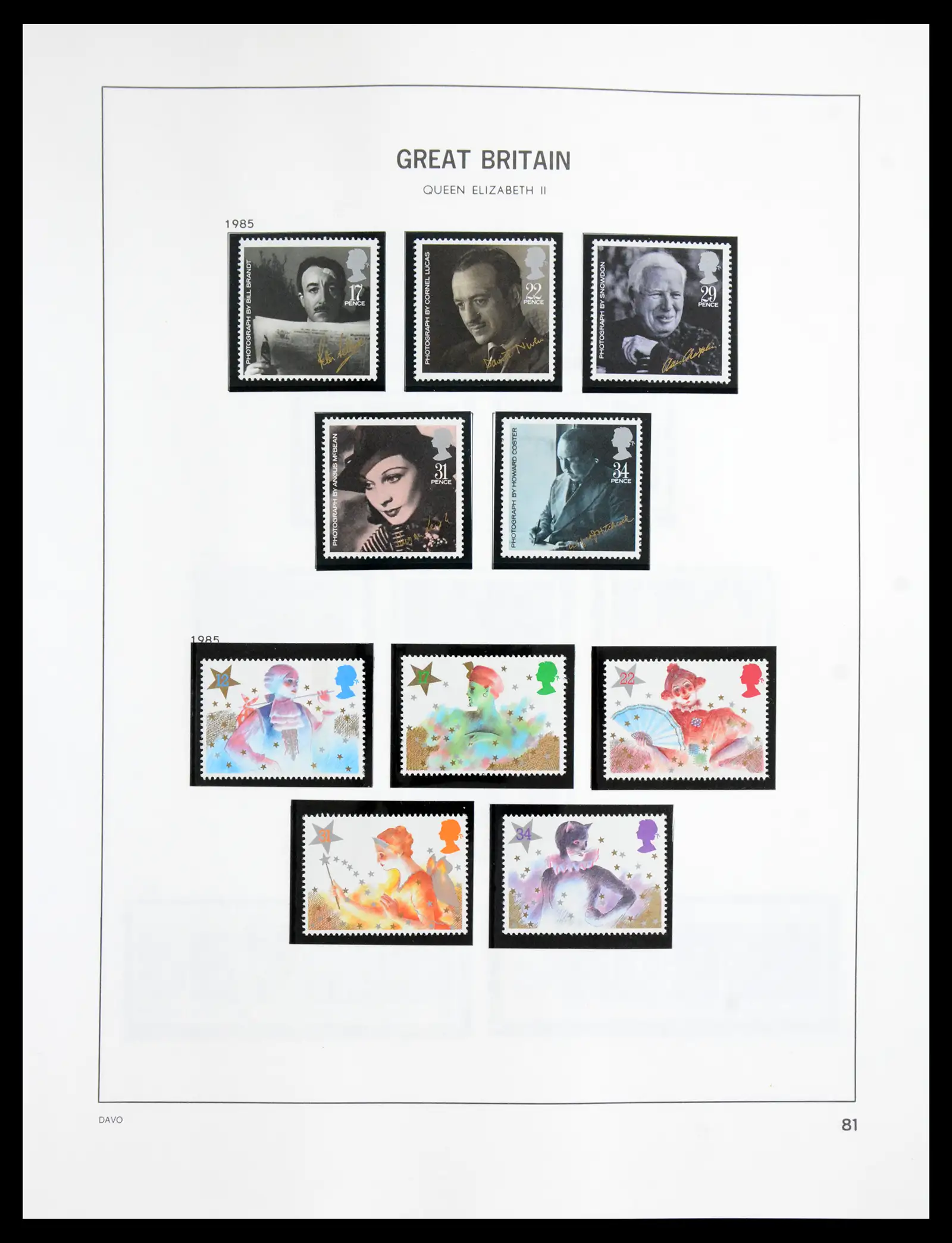 41088 0085 - Postzegelverzameling 41088 Engeland 1918-1996.