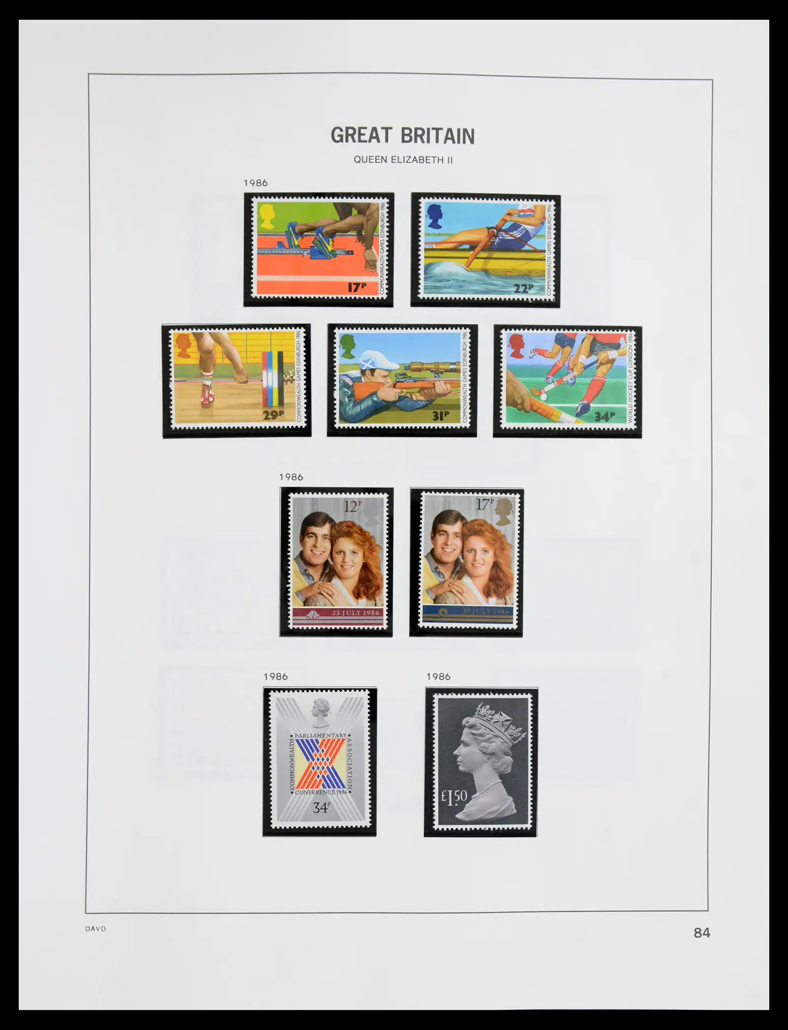41088 0088 - Postzegelverzameling 41088 Engeland 1918-1996.