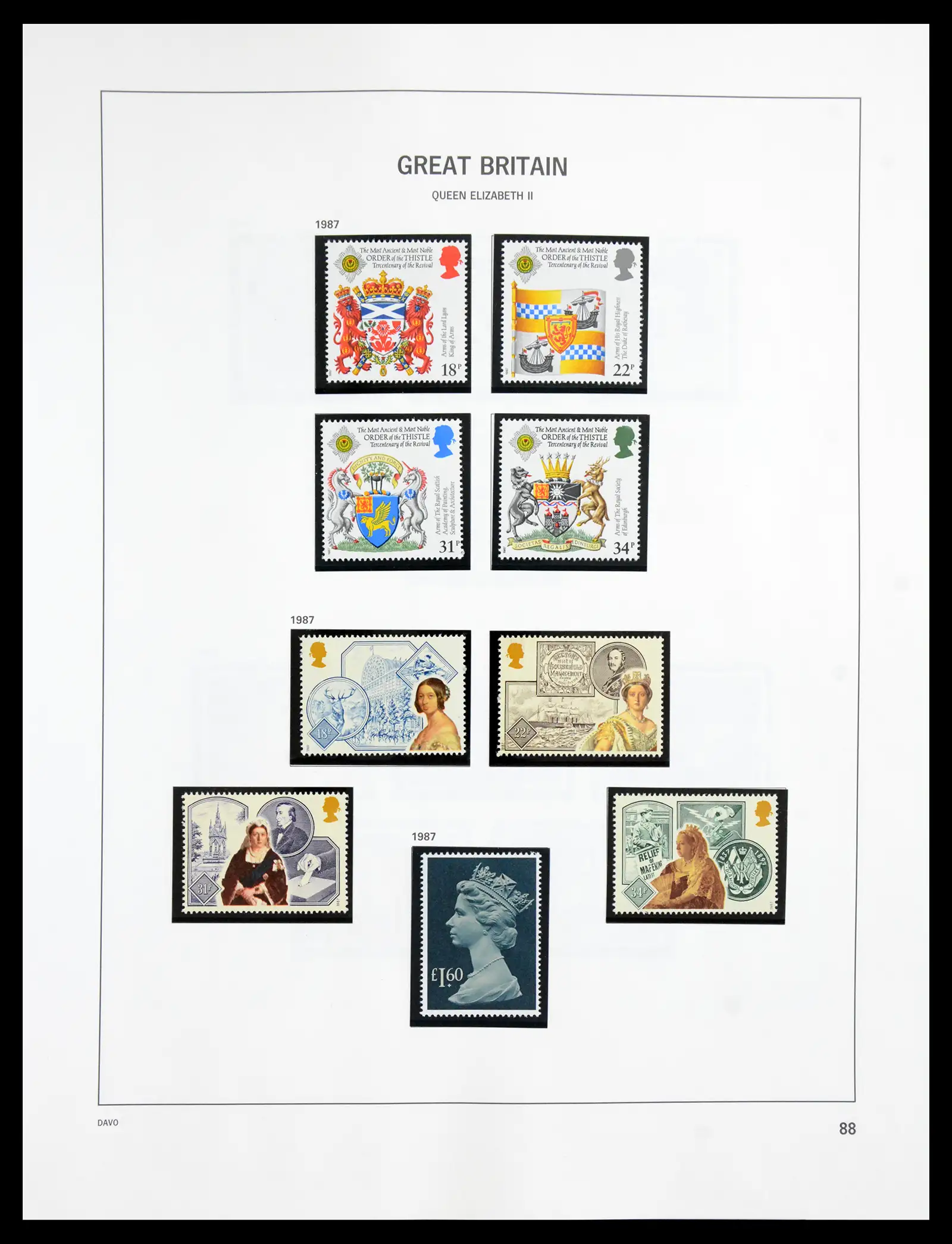 41088 0092 - Postzegelverzameling 41088 Engeland 1918-1996.