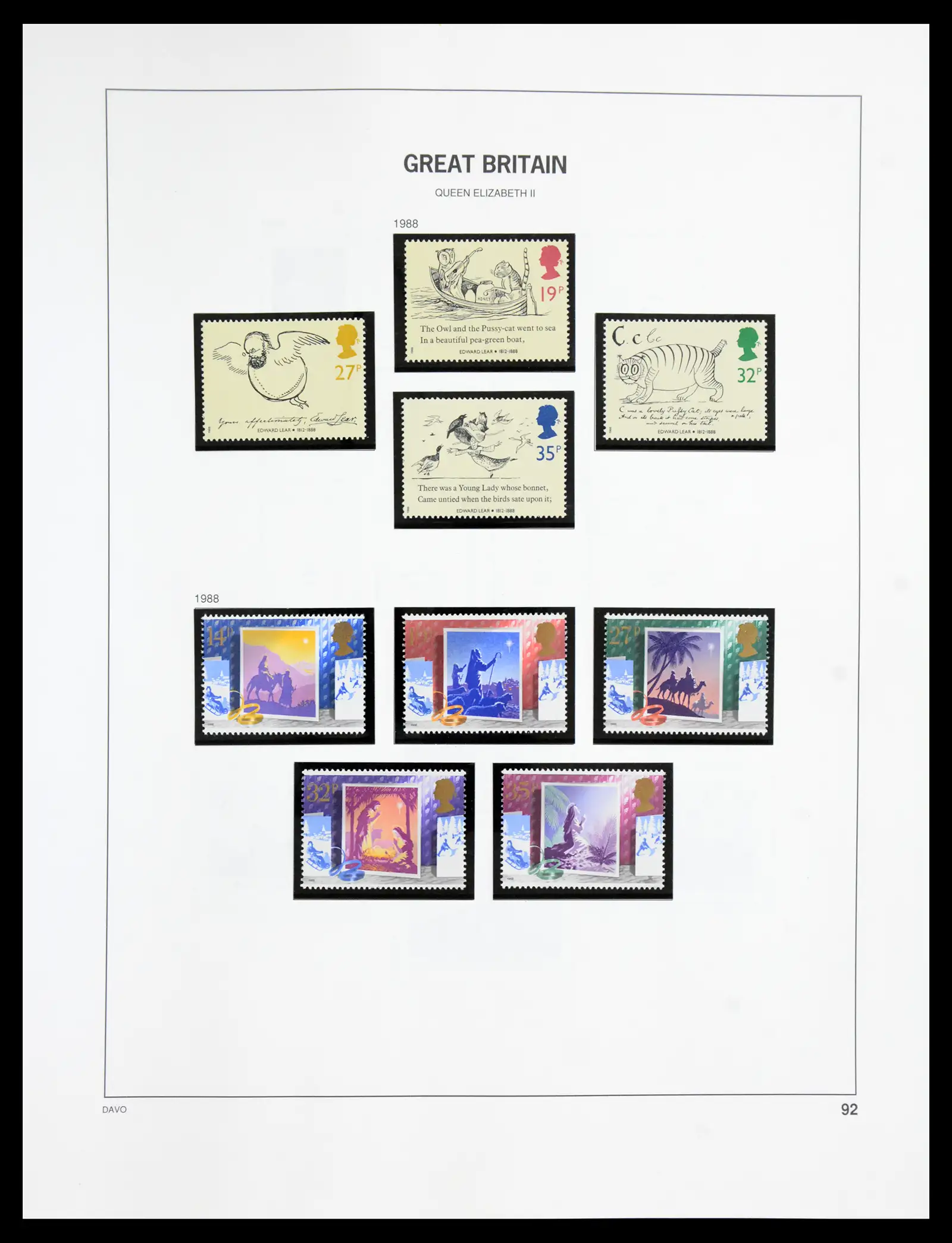 41088 0096 - Postzegelverzameling 41088 Engeland 1918-1996.