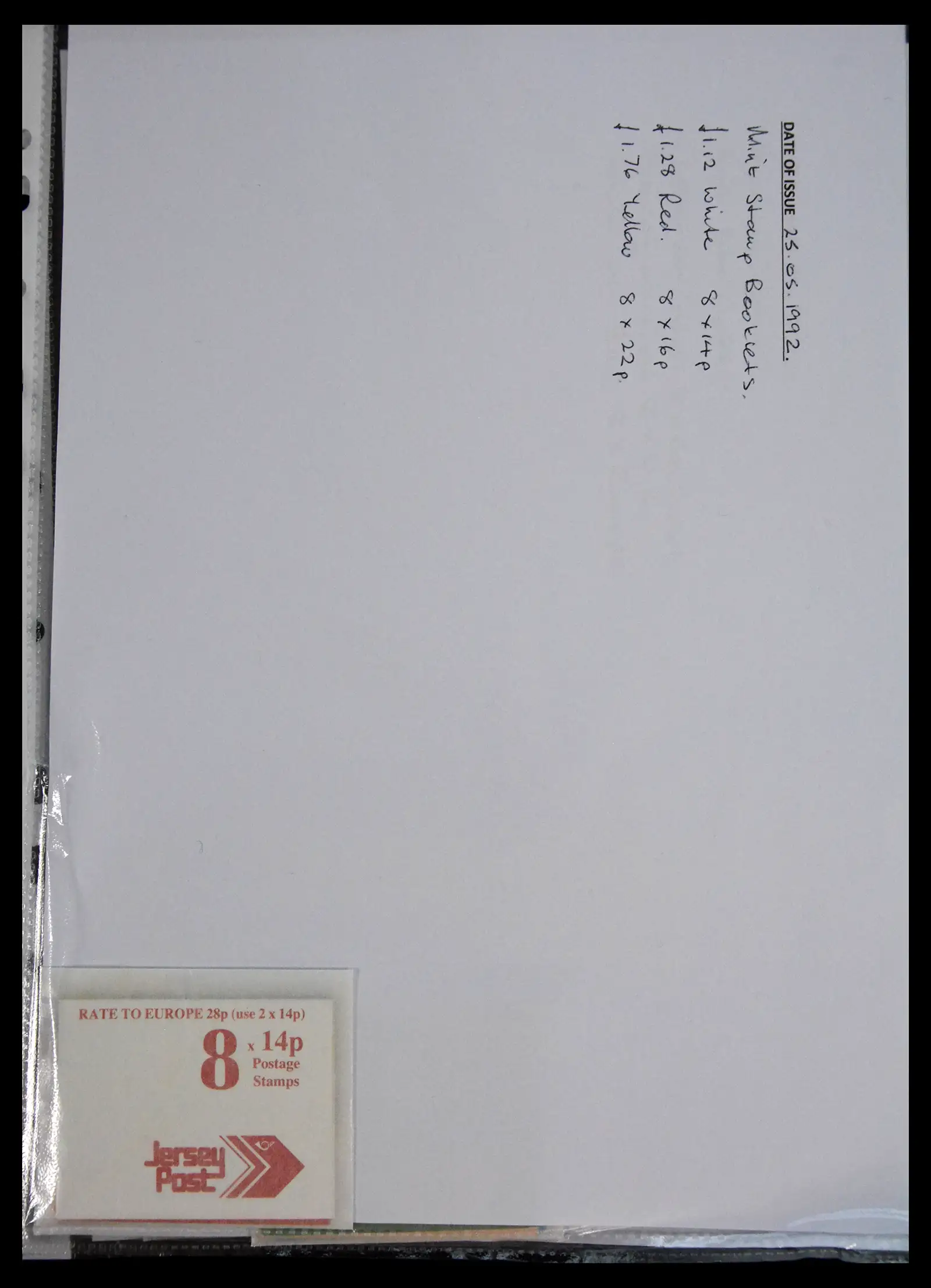 41089 0036 - Postzegelverzameling 41089 Jersey postzegelboekjes 1969-2020.