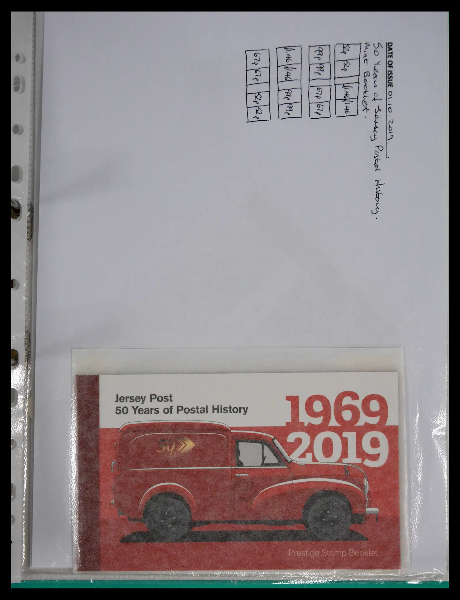 41089 0066 - Postzegelverzameling 41089 Jersey postzegelboekjes 1969-2020.