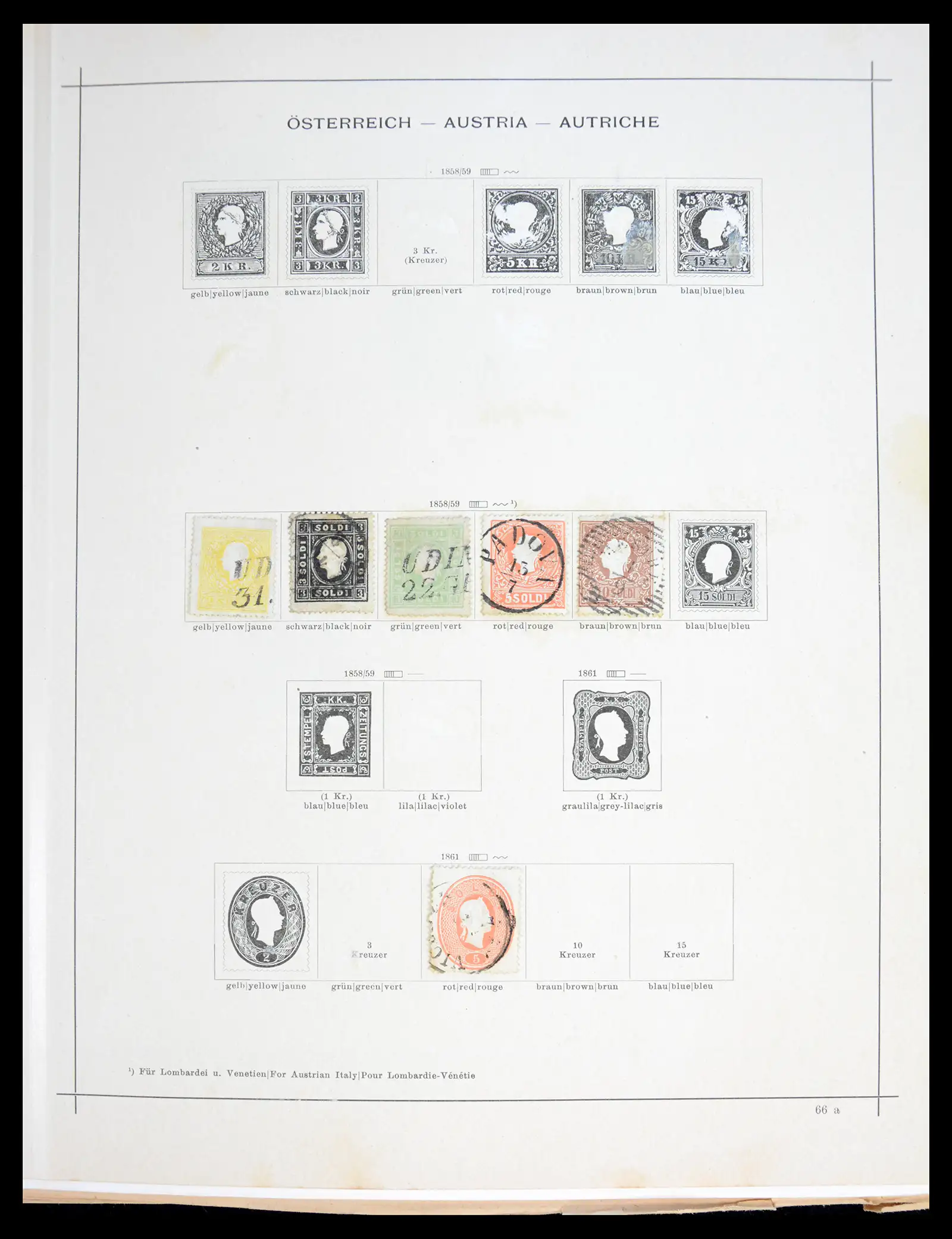 41091 0030 - Postzegelverzameling 41091 Europese landen klassieke collectie 1850-1935.